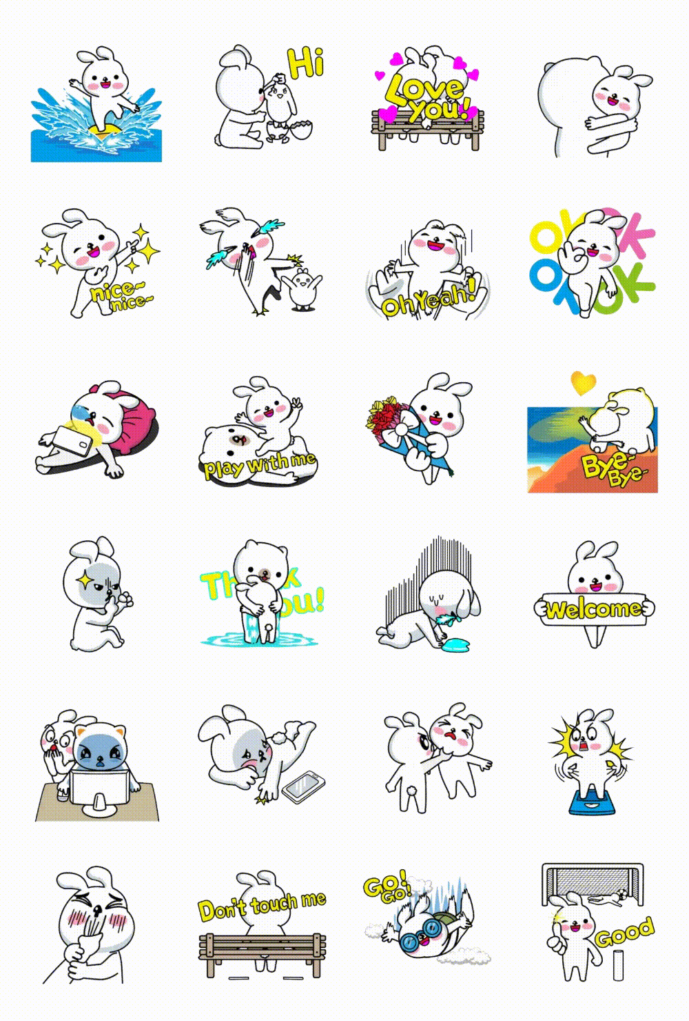 Todangi 2 Animation/Cartoon sticker pack for Whatsapp, Telegram, Signal, and others chatting and message apps