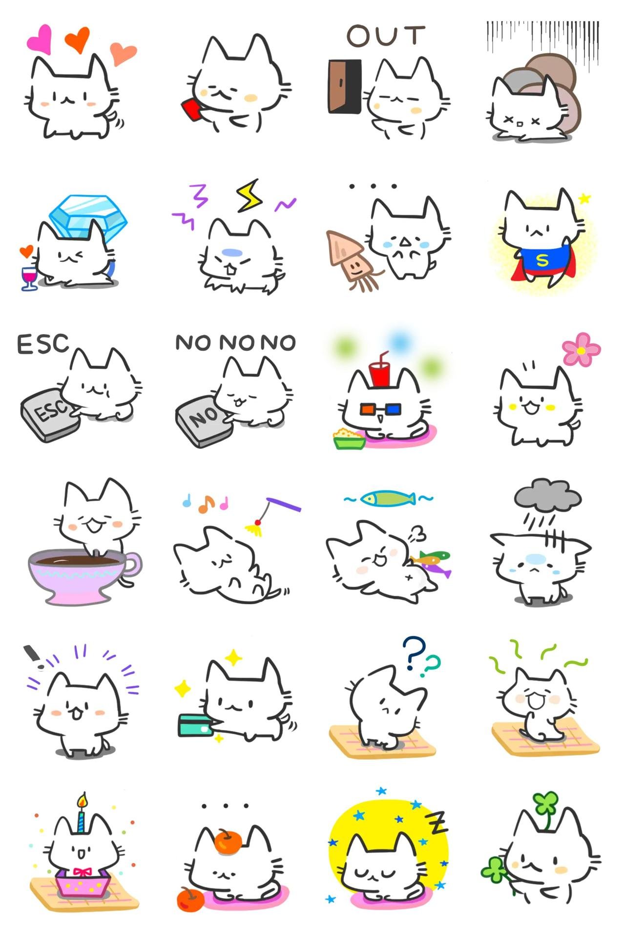 Cute Baby Cat Animals sticker pack for Whatsapp, Telegram, Signal, and others chatting and message apps