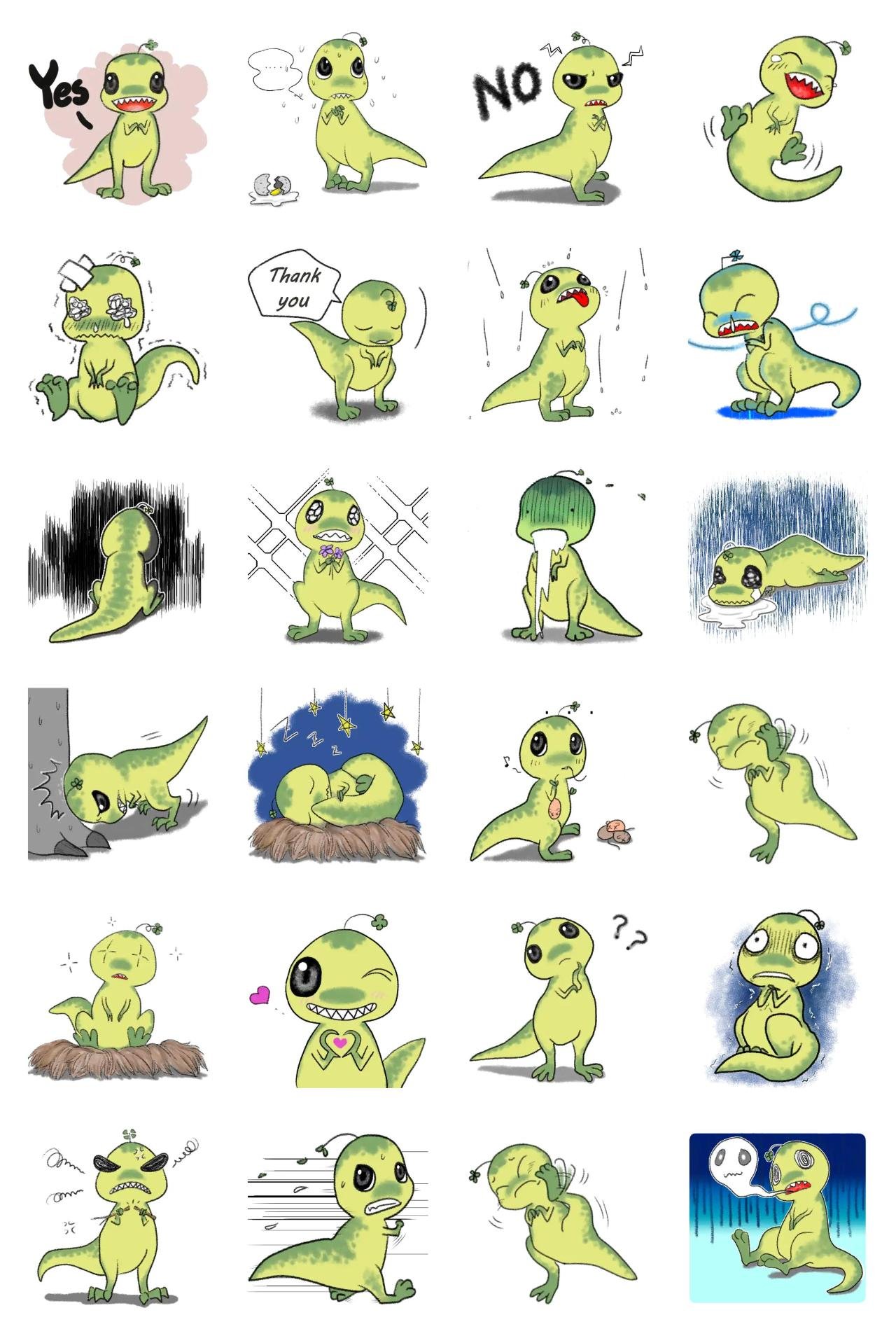 Tiramon Animation/Cartoon,Animals sticker pack for Whatsapp, Telegram, Signal, and others chatting and message apps