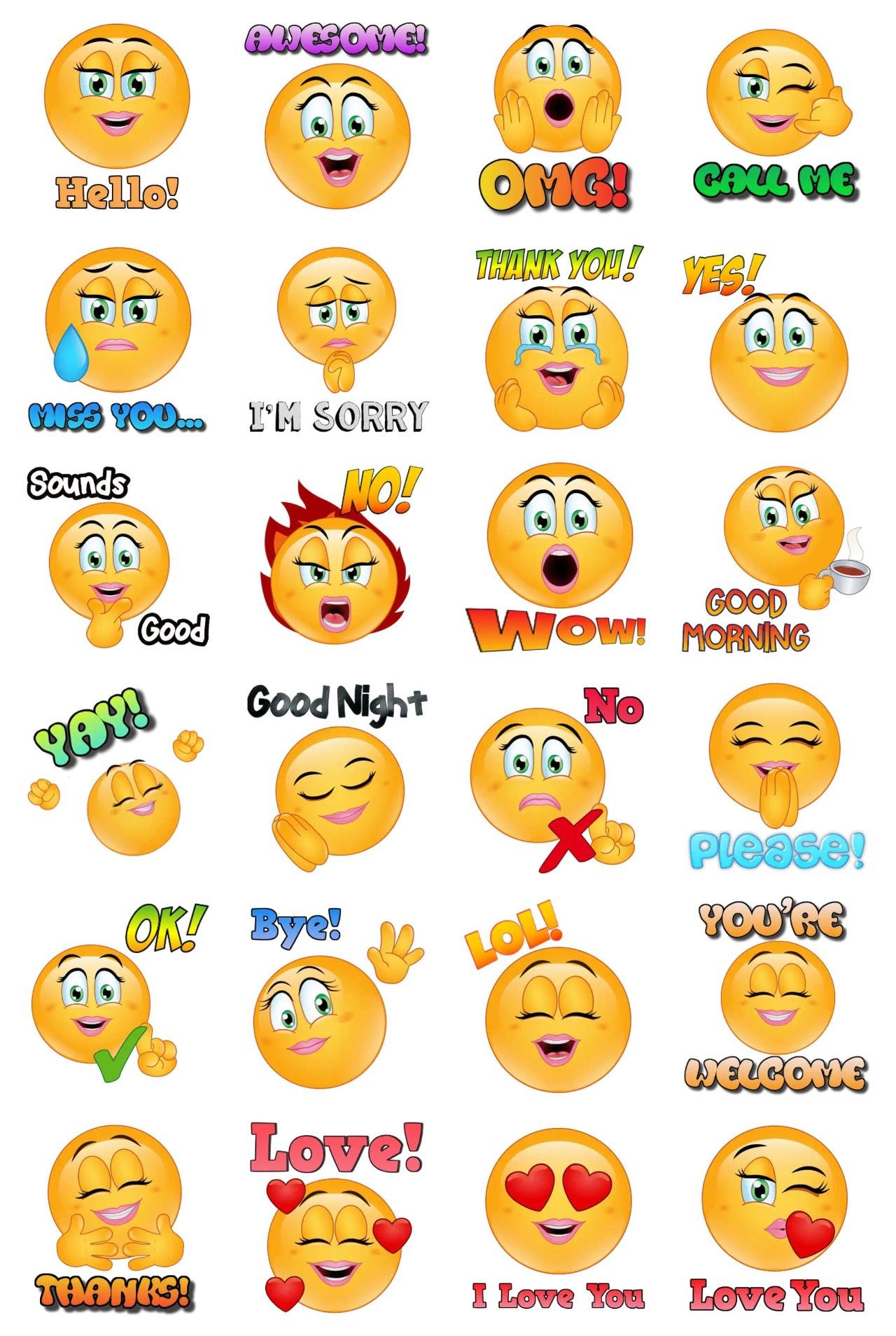Emoji World Sticker People,Phrases sticker pack for Whatsapp, Telegram, Signal, and others chatting and message apps