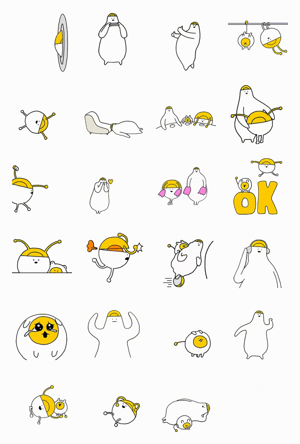 Hoi! Noi! Boi! Animation/Cartoon,Gag sticker pack for Whatsapp, Telegram, Signal, and others chatting and message apps