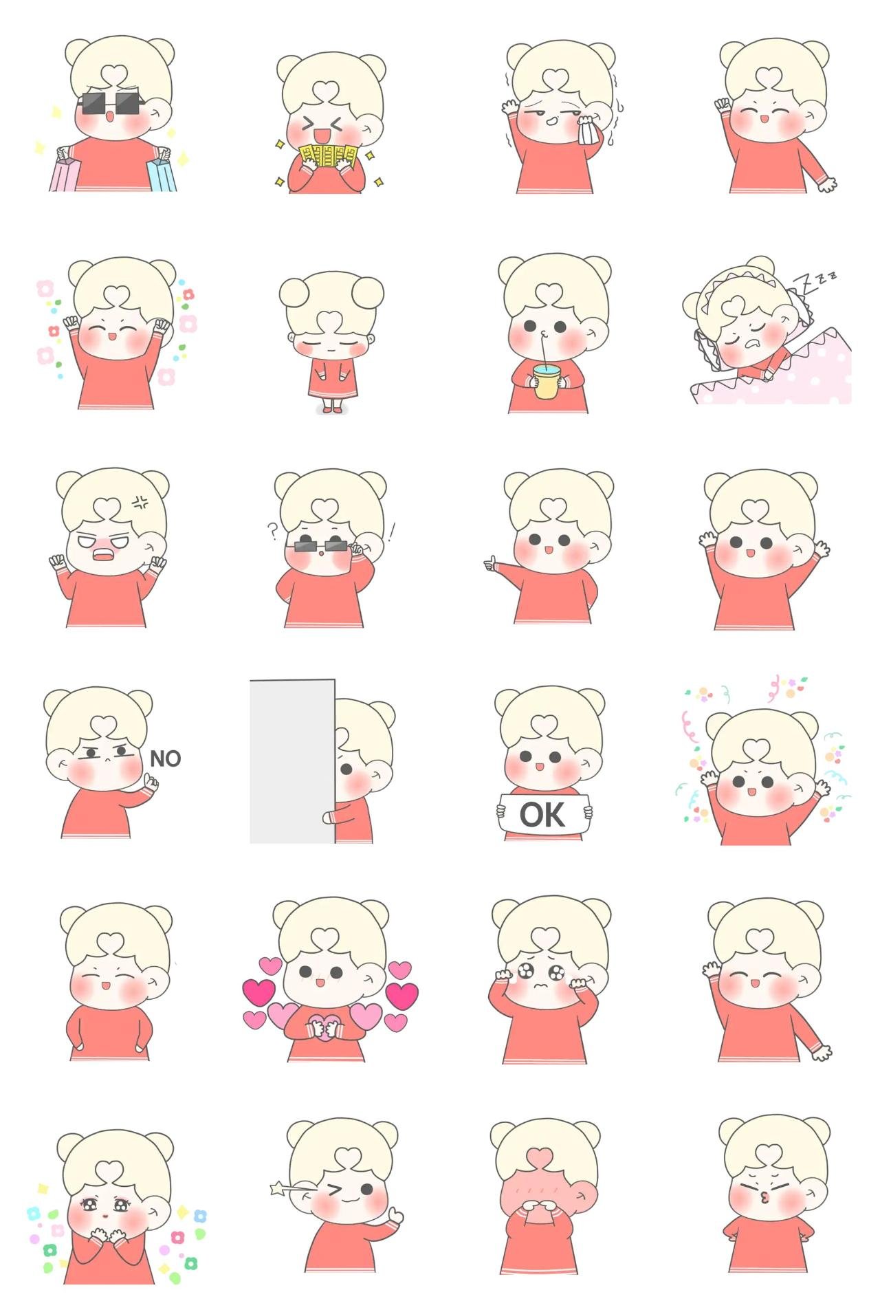 With NANA Animation/Cartoon sticker pack for Whatsapp, Telegram, Signal, and others chatting and message apps