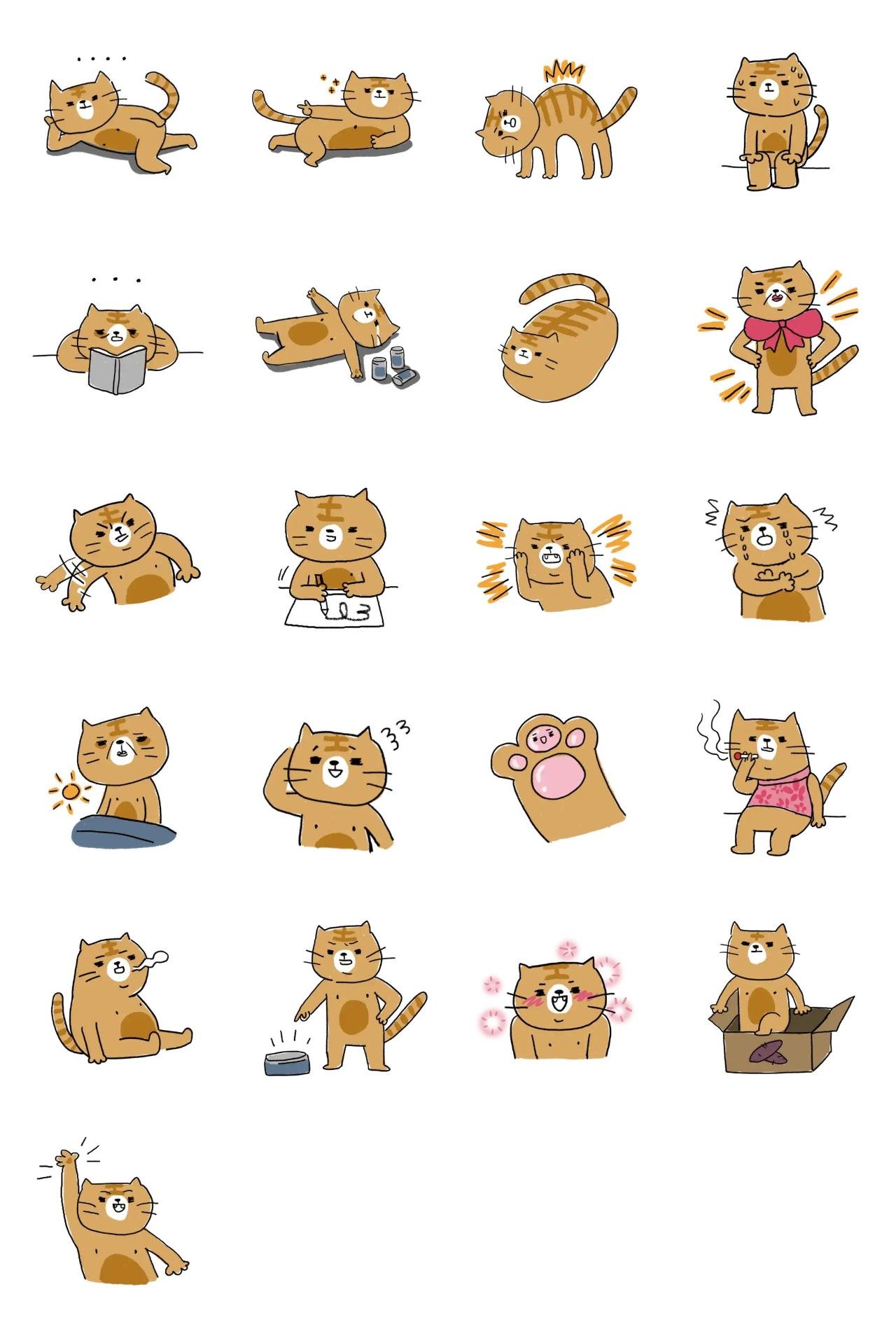 Kimozzi Animals,Gag sticker pack for Whatsapp, Telegram, Signal, and others chatting and message apps
