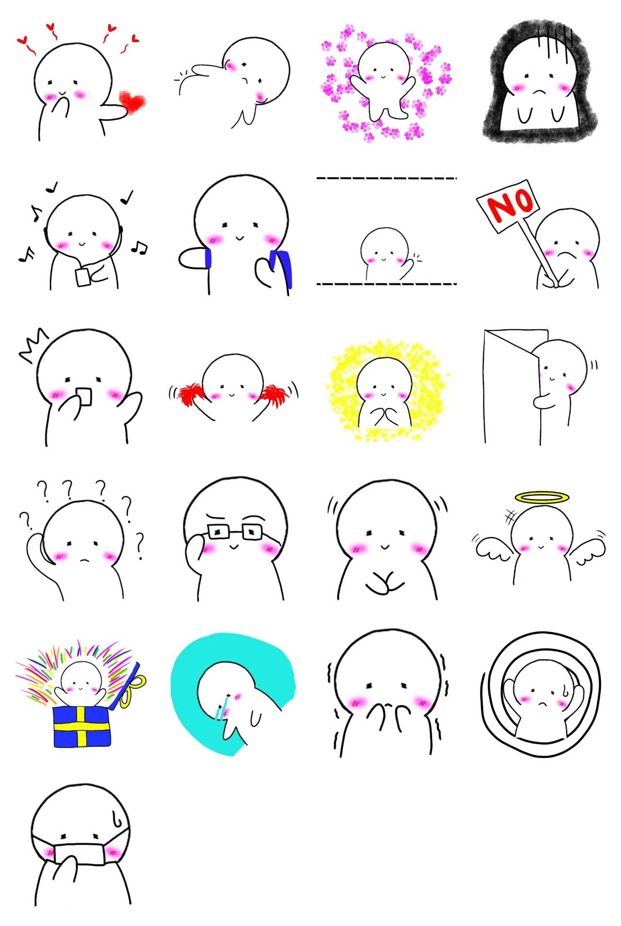 Kamu People sticker pack for Whatsapp, Telegram, Signal, and others chatting and message apps