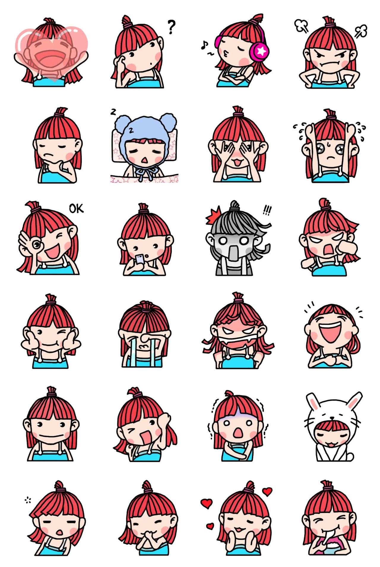 L People sticker pack for Whatsapp, Telegram, Signal, and others chatting and message apps