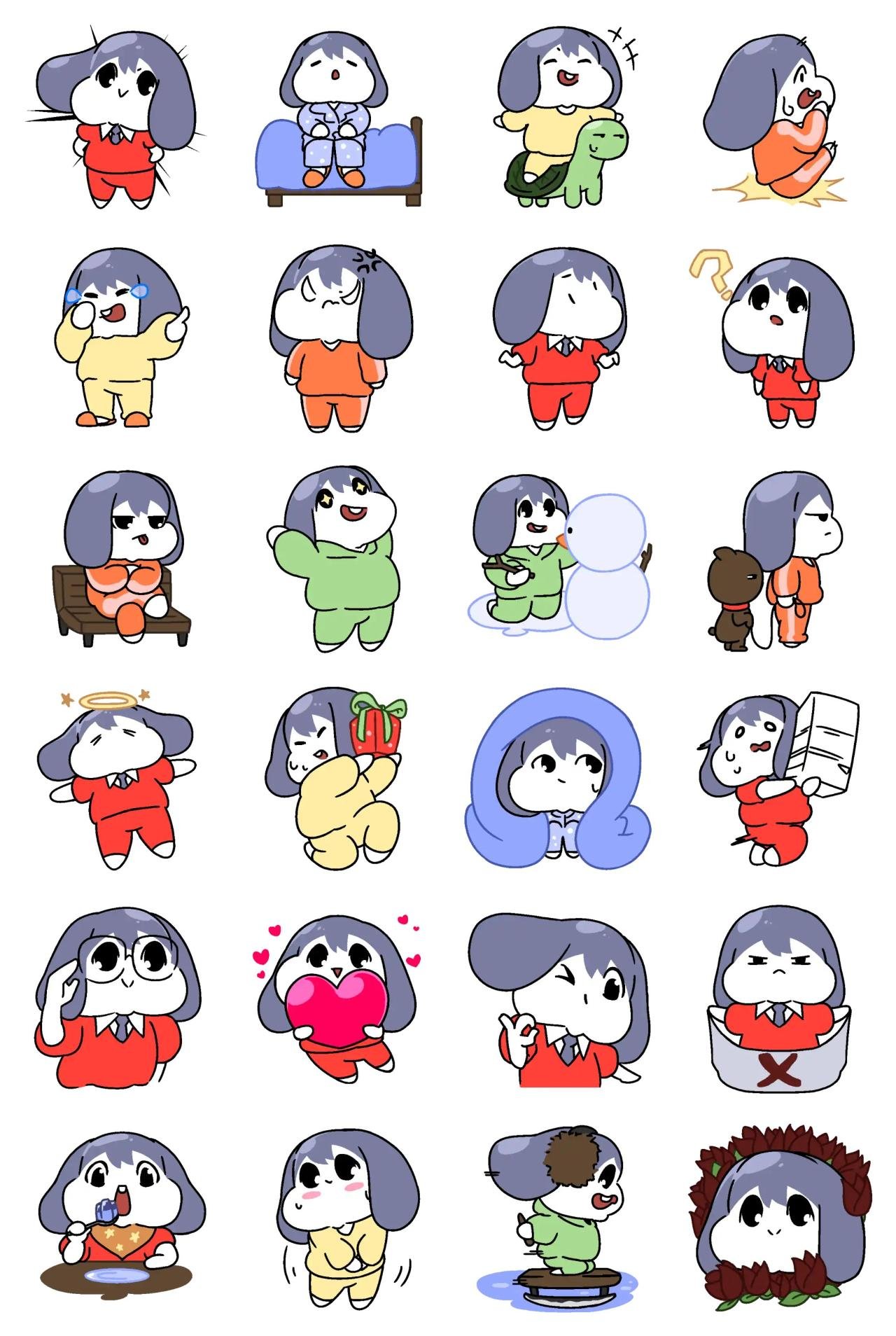 Puluding is a pudding Animation/Cartoon,Food/Drink sticker pack for Whatsapp, Telegram, Signal, and others chatting and message apps