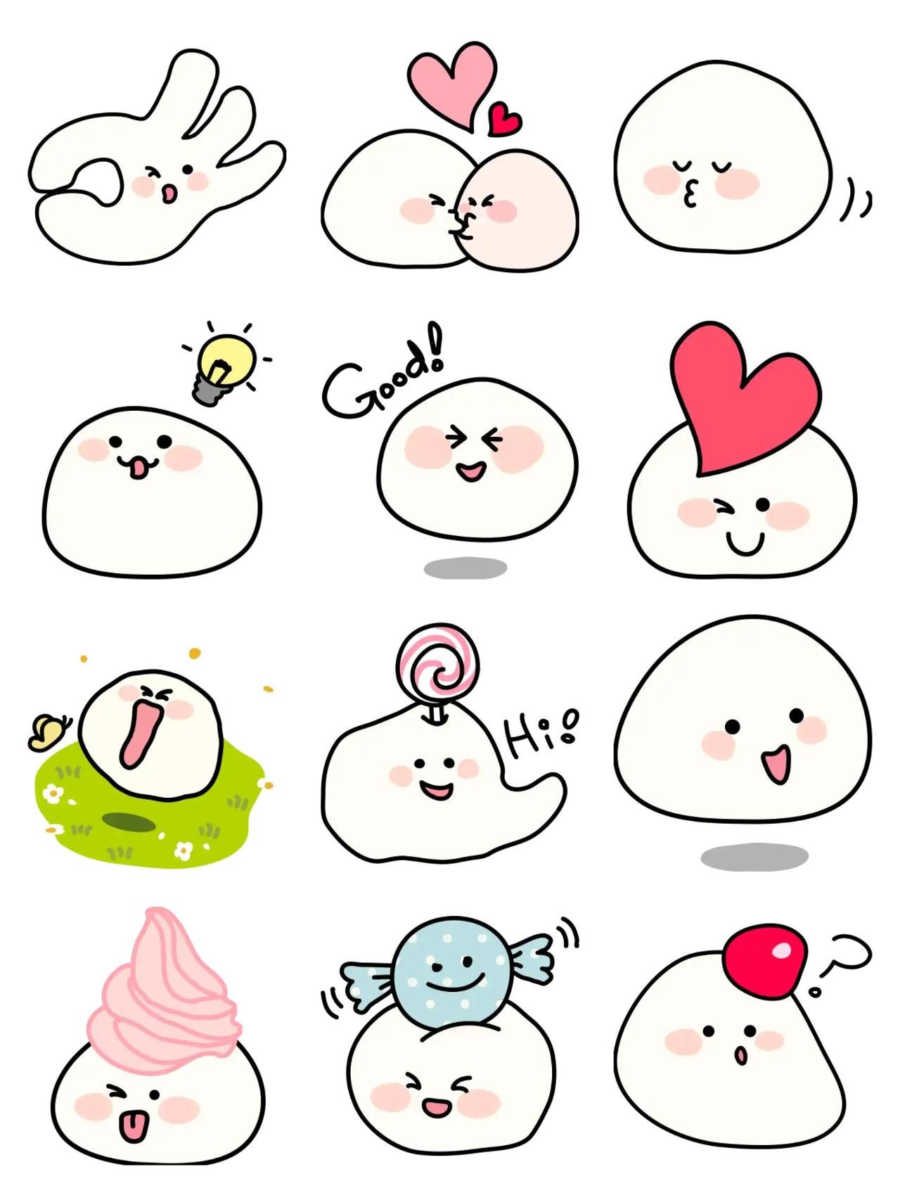 Momo 1 Food/Drink,Etc. sticker pack for Whatsapp, Telegram, Signal, and others chatting and message apps