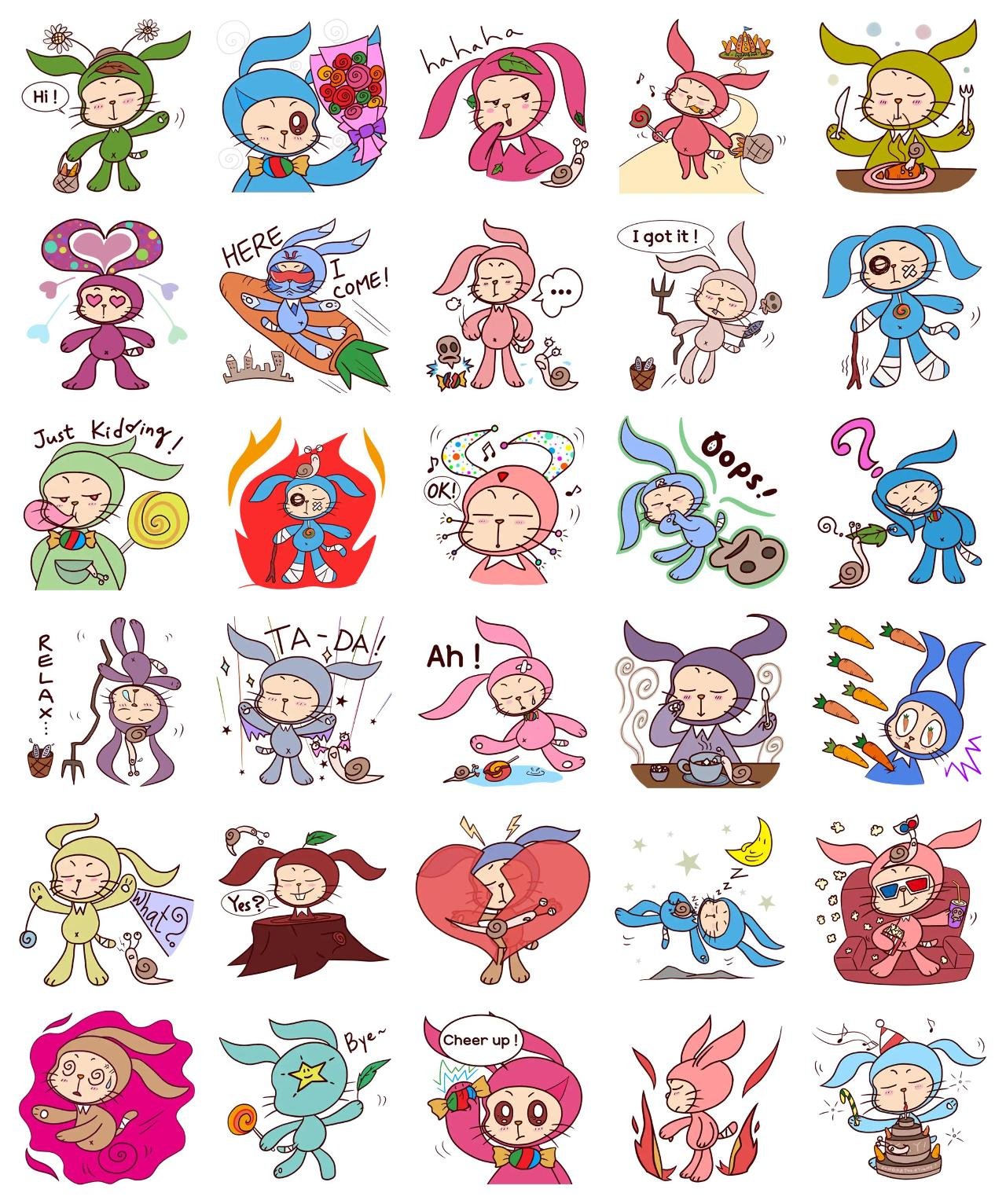 My friend Ppyorotong Animation/Cartoon,Animals sticker pack for Whatsapp, Telegram, Signal, and others chatting and message apps