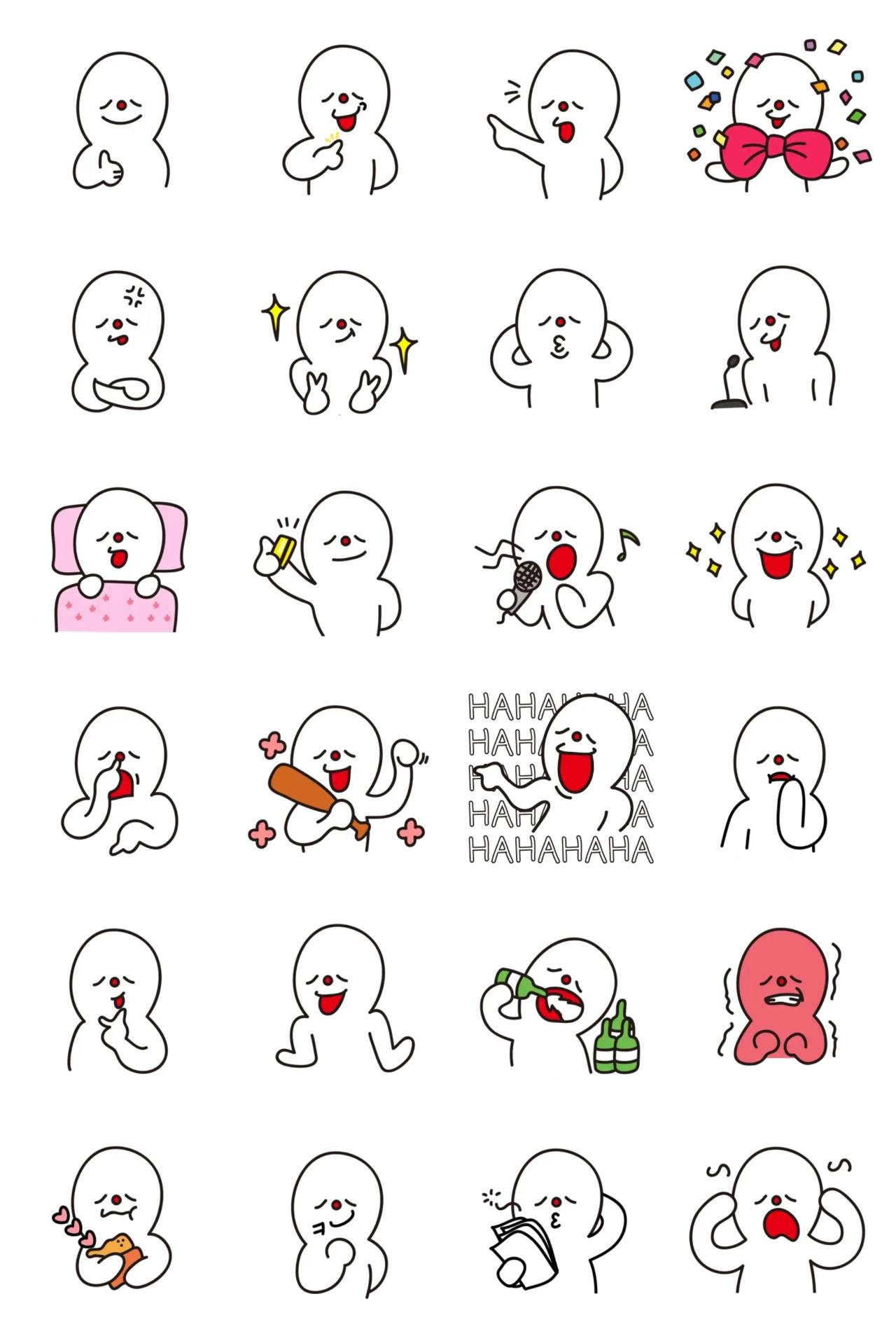 I'm going to live without thinking. Etc. sticker pack for Whatsapp, Telegram, Signal, and others chatting and message apps