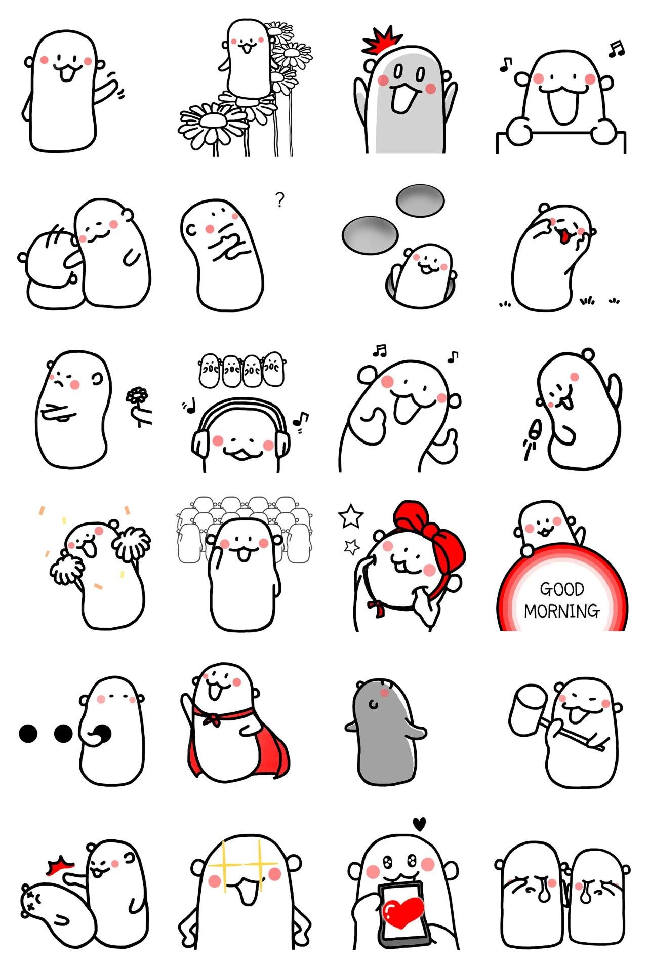 Woing Animation/Cartoon sticker pack for Whatsapp, Telegram, Signal, and others chatting and message apps