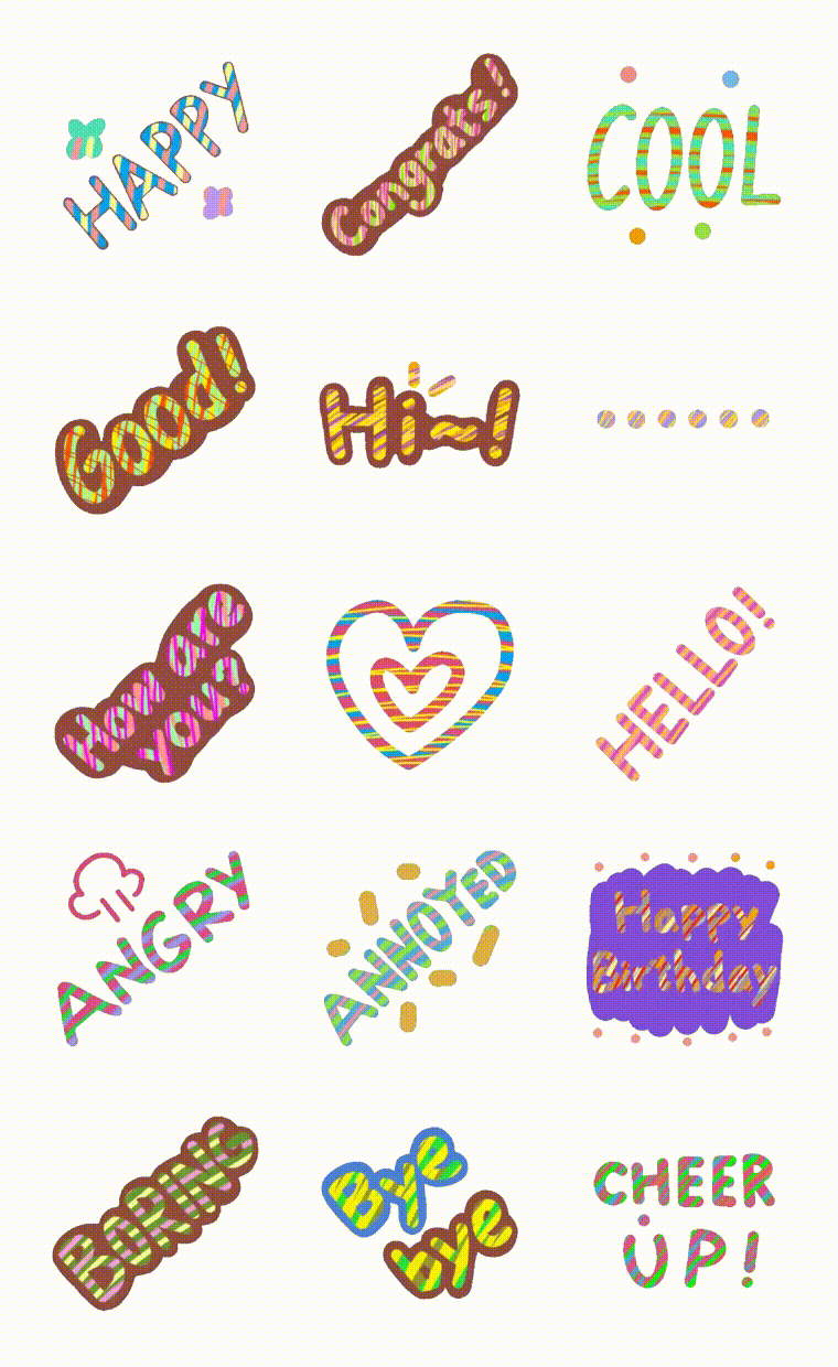 Hello! #1 Phrases,emotion sticker pack for Whatsapp, Telegram, Signal, and others chatting and message apps