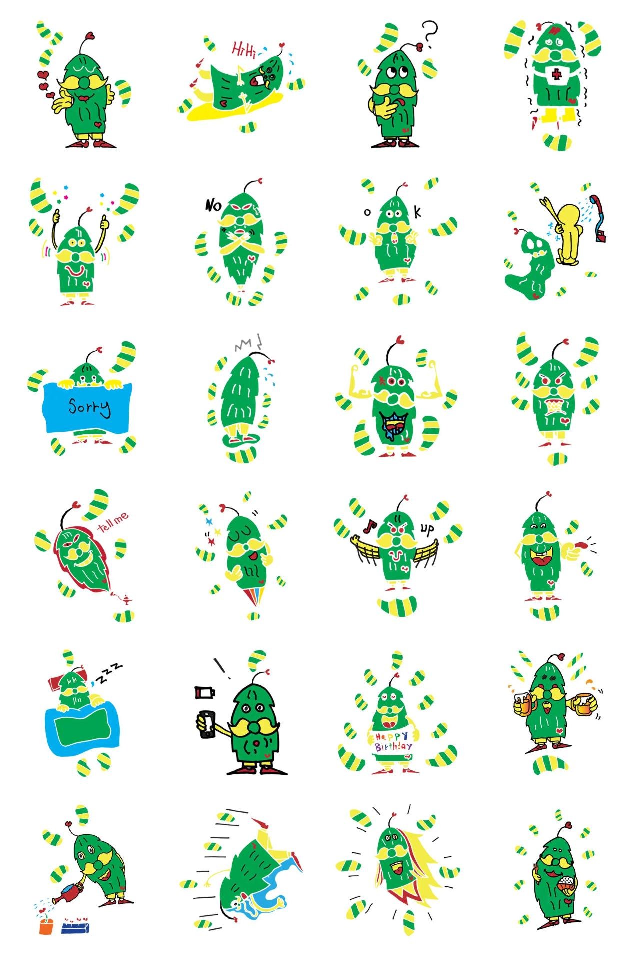 Forest Gag,Etc. sticker pack for Whatsapp, Telegram, Signal, and others chatting and message apps