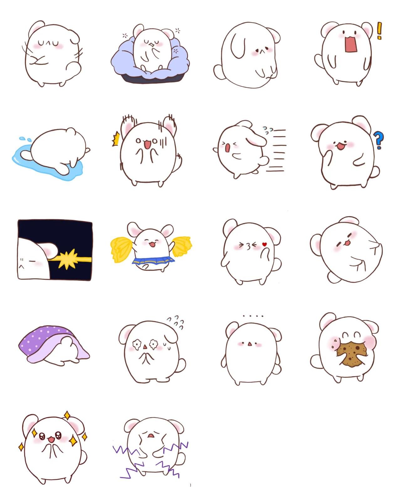 Koko 2 Animation/Cartoon,Animals sticker pack for Whatsapp, Telegram, Signal, and others chatting and message apps