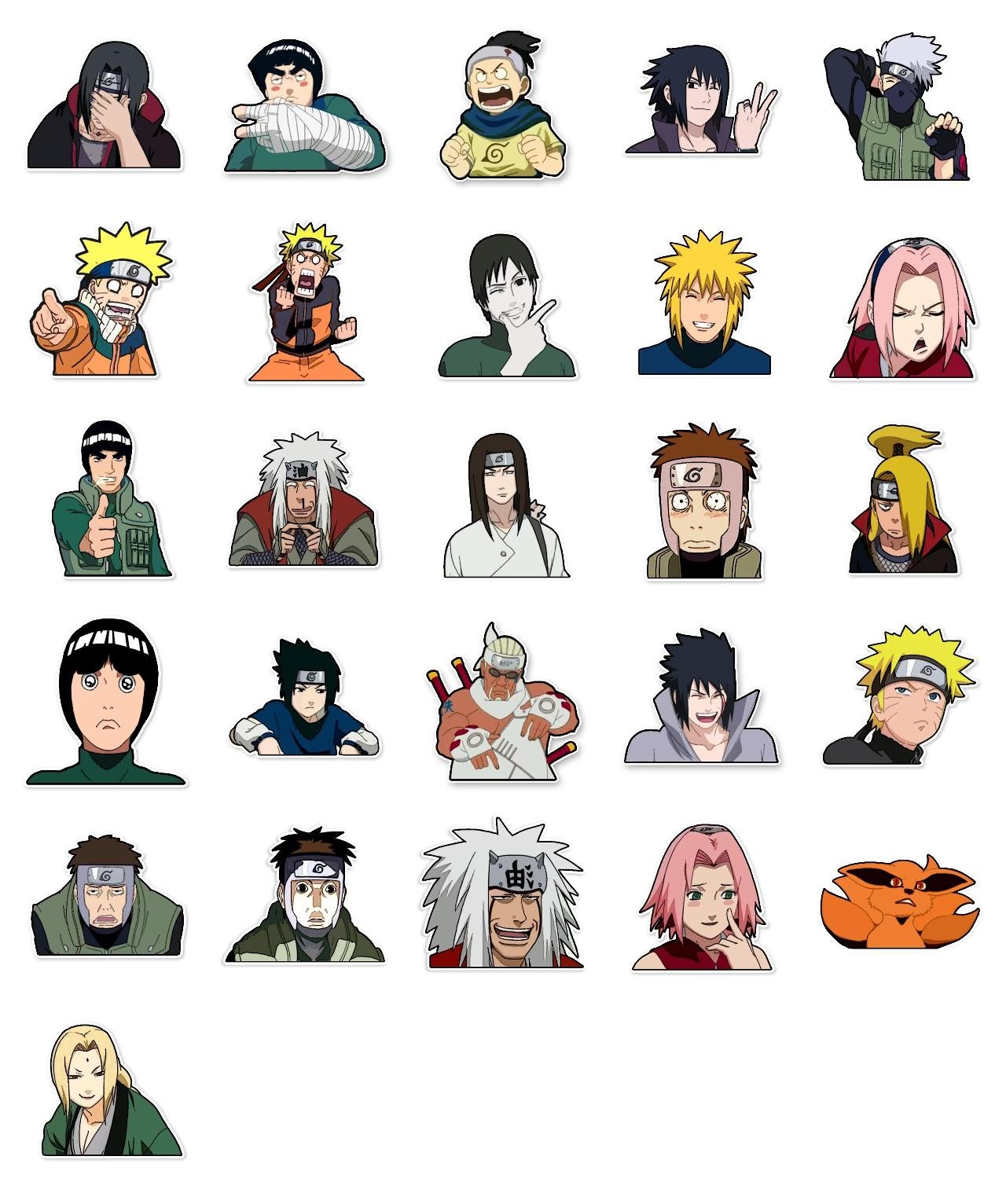 Naruto #2 Naruto, Anime sticker pack for Whatsapp, Telegram, Signal, and others chatting and message apps