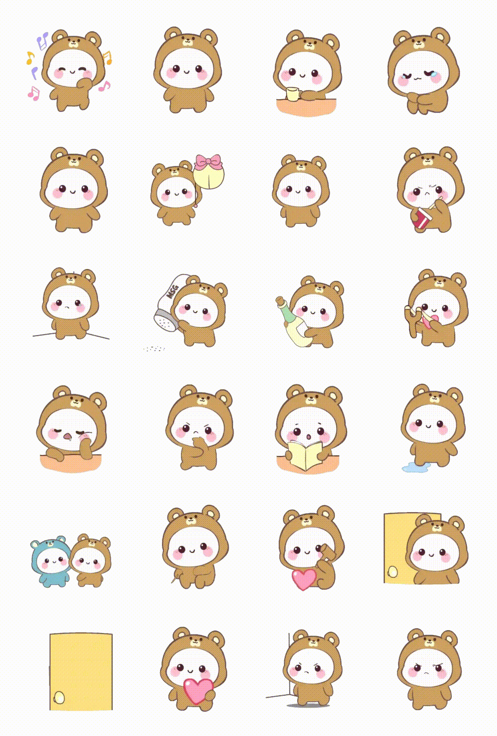 Choco Bear 2 Stickerdl