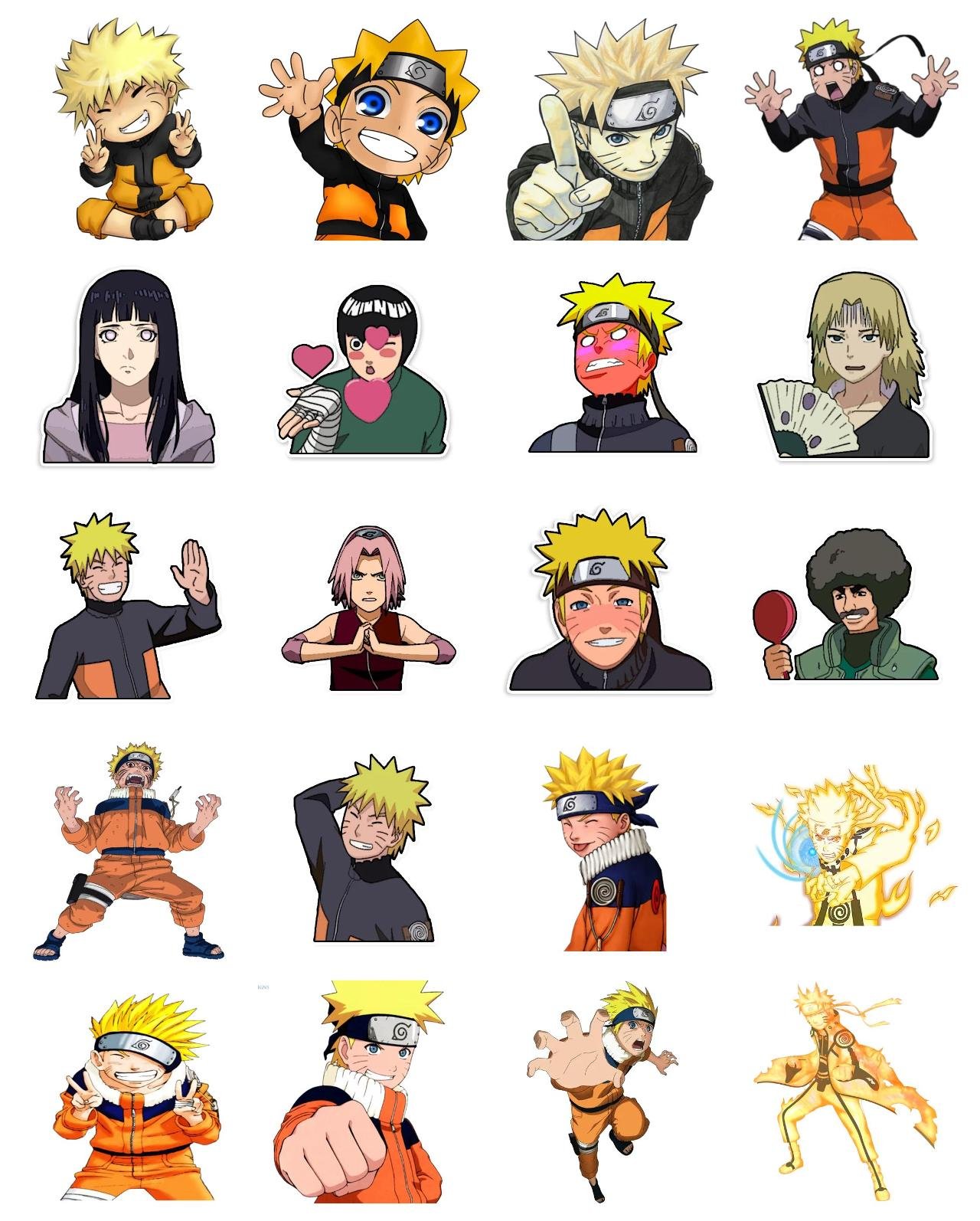Nauto #1 Anime, Naruto sticker pack for Whatsapp, Telegram, Signal, and others chatting and message apps