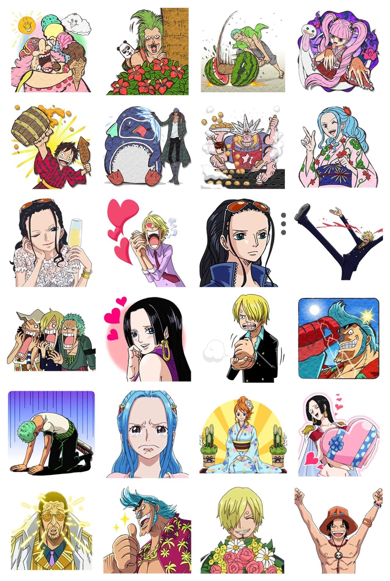 One Piece #23 Anime, One Piece sticker pack for Whatsapp, Telegram, Signal, and others chatting and message apps