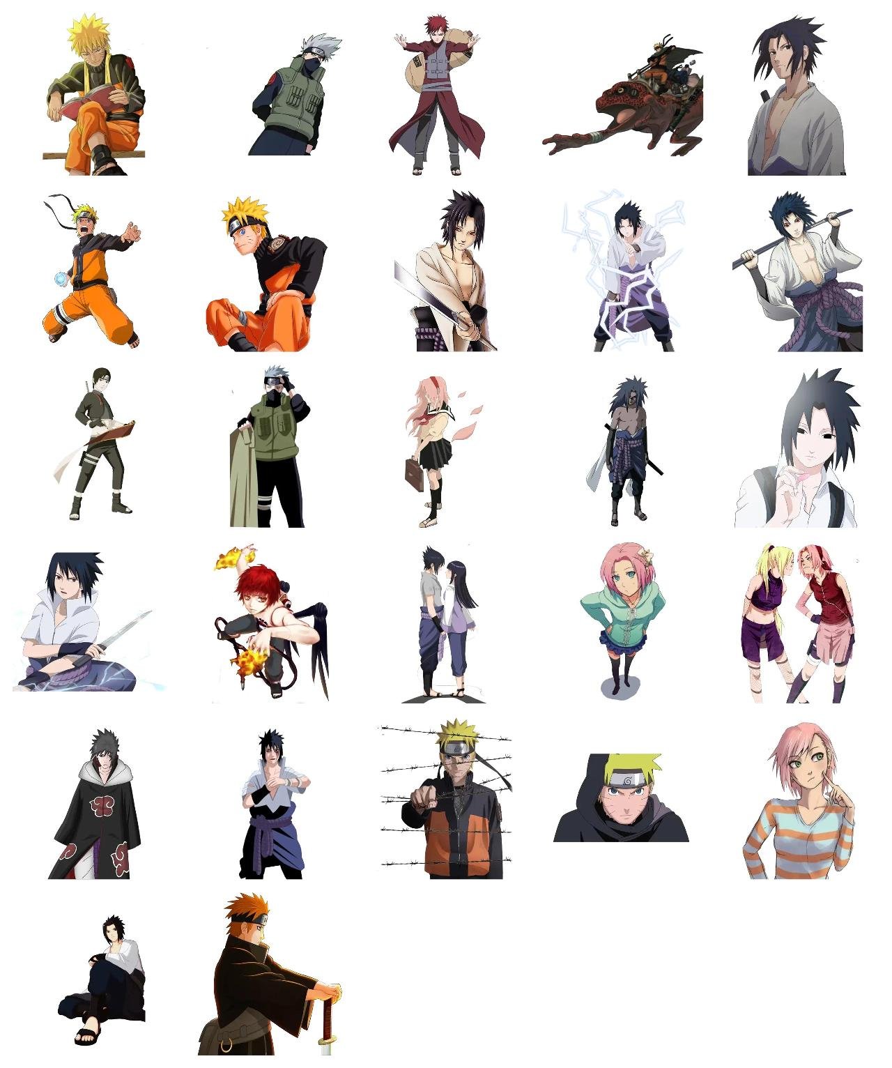 Naruto #15 Naruto sticker pack for Whatsapp, Telegram, Signal, and others chatting and message apps