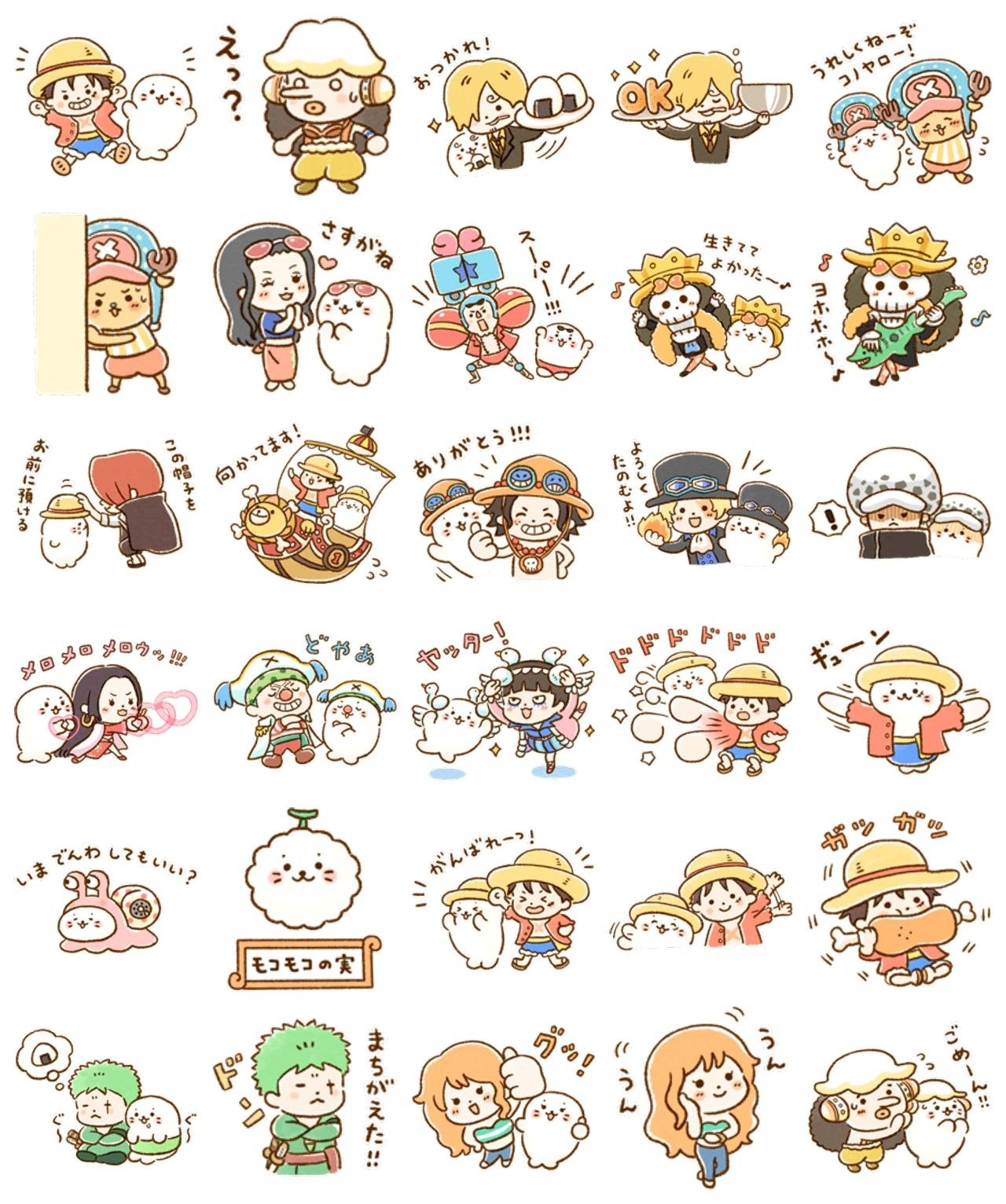 One Piece #36 Anime, One Piece sticker pack for Whatsapp, Telegram, Signal, and others chatting and message apps