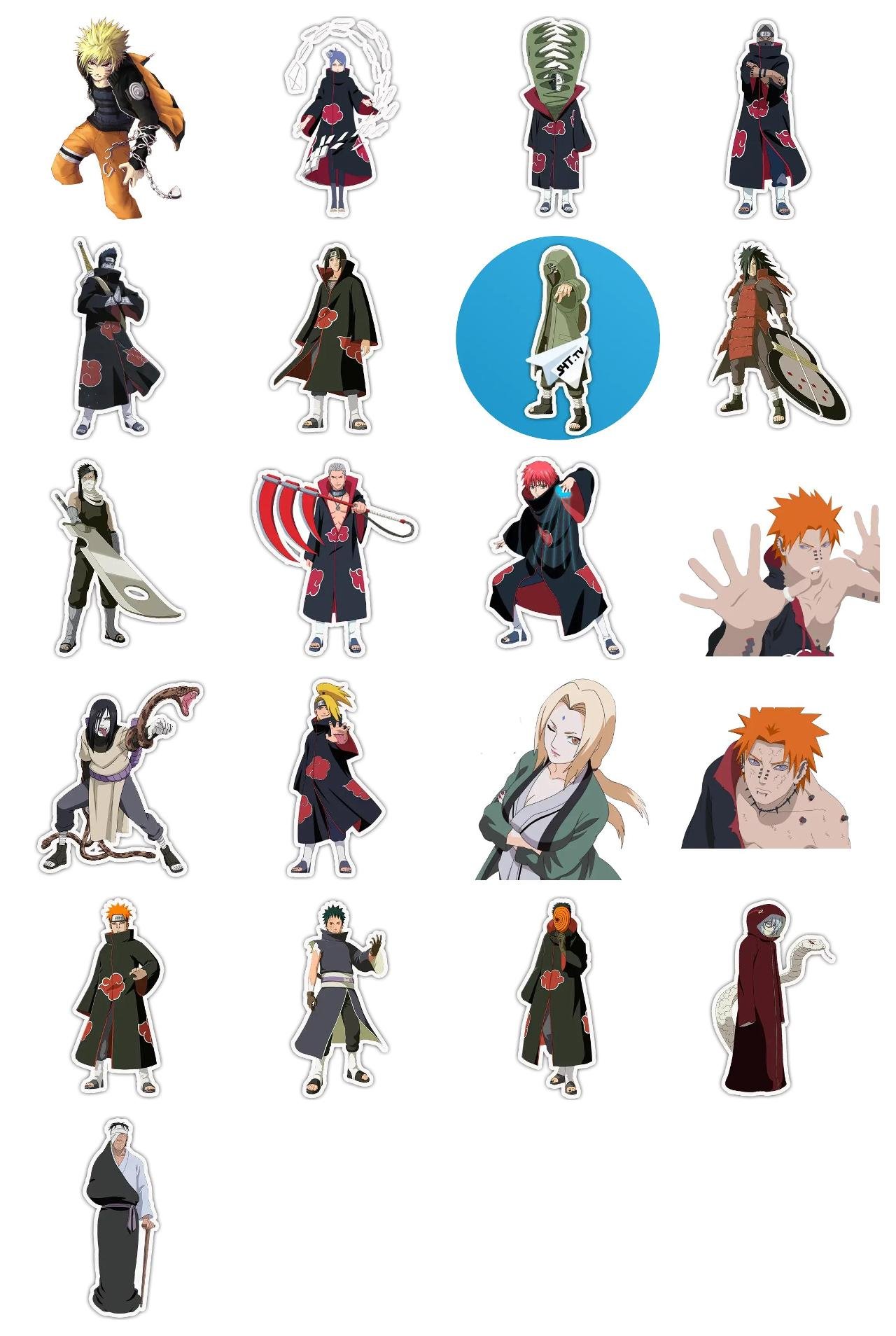 Naruto #17 Naruto sticker pack for Whatsapp, Telegram, Signal, and others chatting and message apps