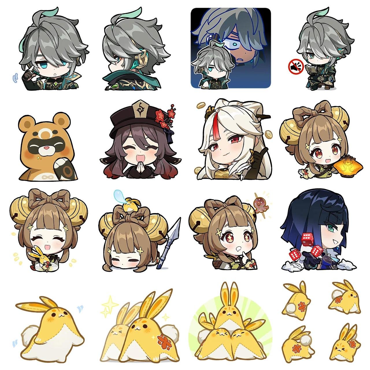 Genshin Impact #28 Anime, Genshin Impact, Game sticker pack for Whatsapp, Telegram, Signal, and others chatting and message apps