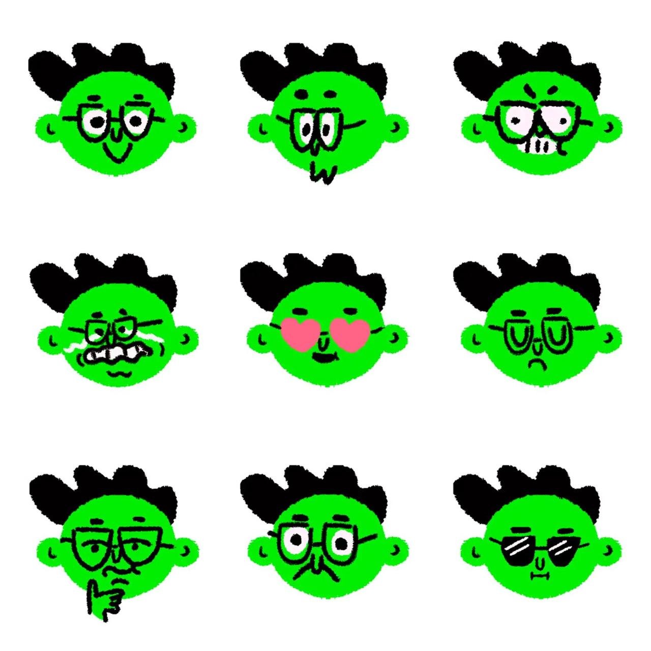 Gonchi Animation/Cartoon,Gag sticker pack for Whatsapp, Telegram, Signal, and others chatting and message apps