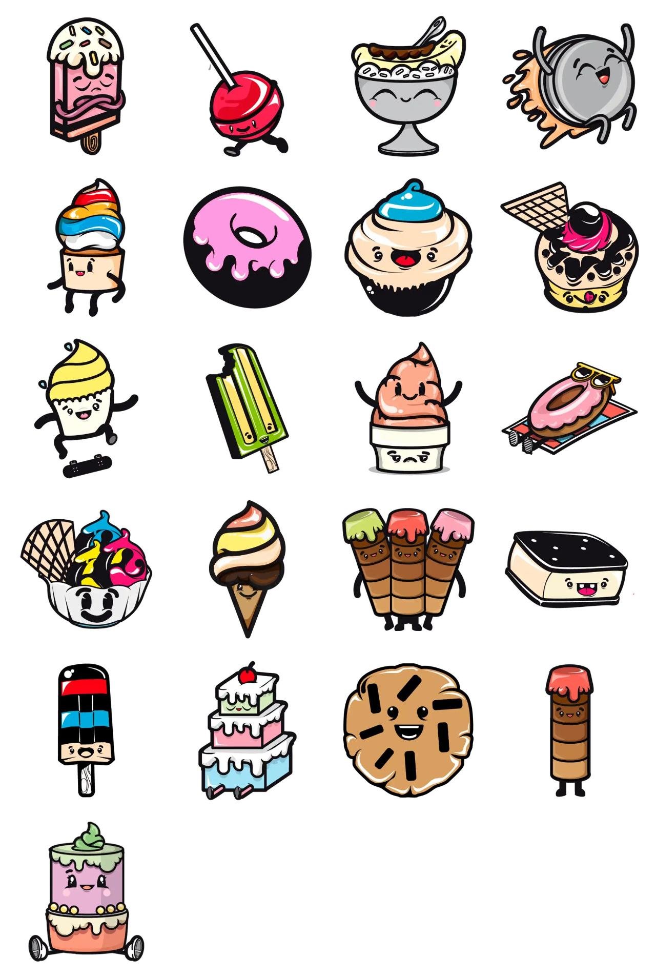 Chocotoy Food/Drink sticker pack for Whatsapp, Telegram, Signal, and others chatting and message apps
