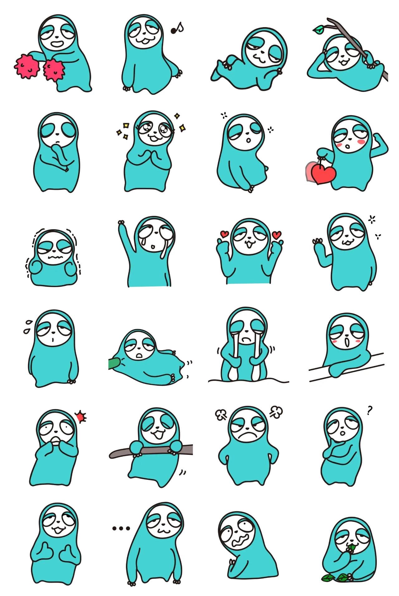 Our Bo Animation/Cartoon sticker pack for Whatsapp, Telegram, Signal, and others chatting and message apps