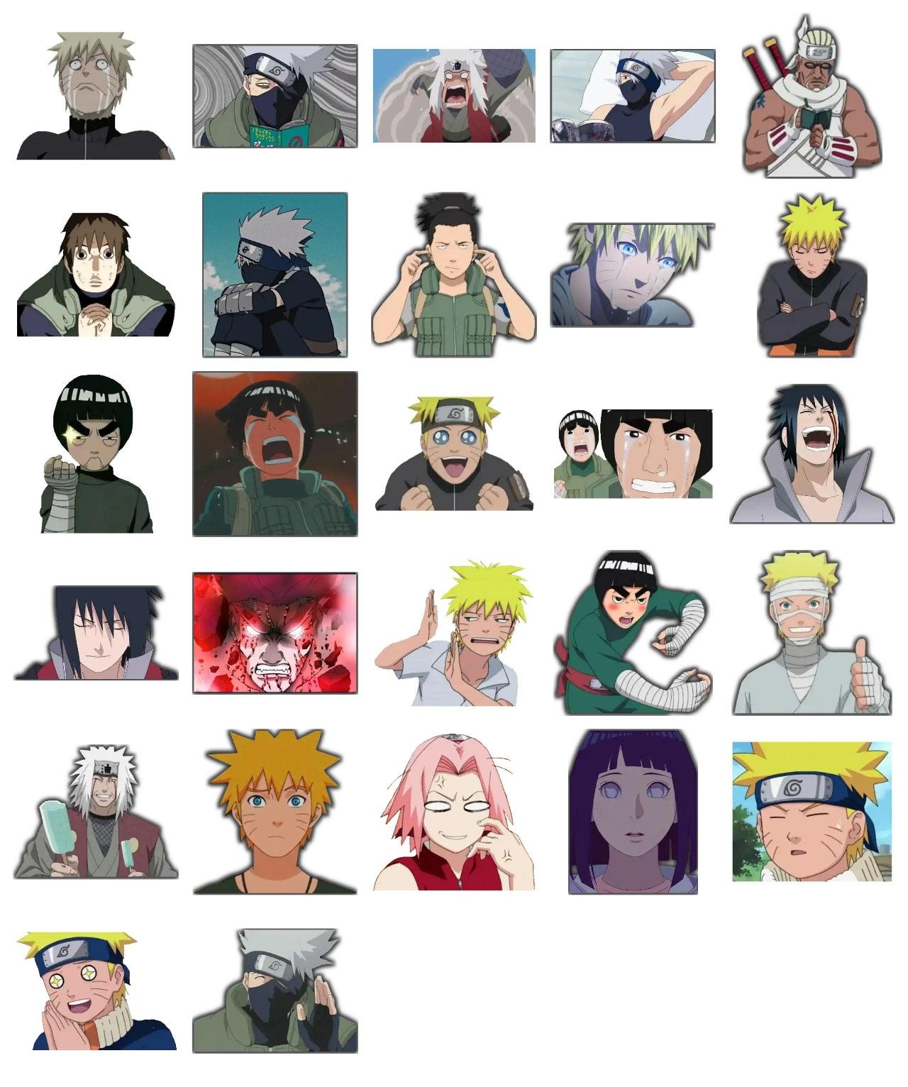 Naruto #25 Naruto sticker pack for Whatsapp, Telegram, Signal, and others chatting and message apps