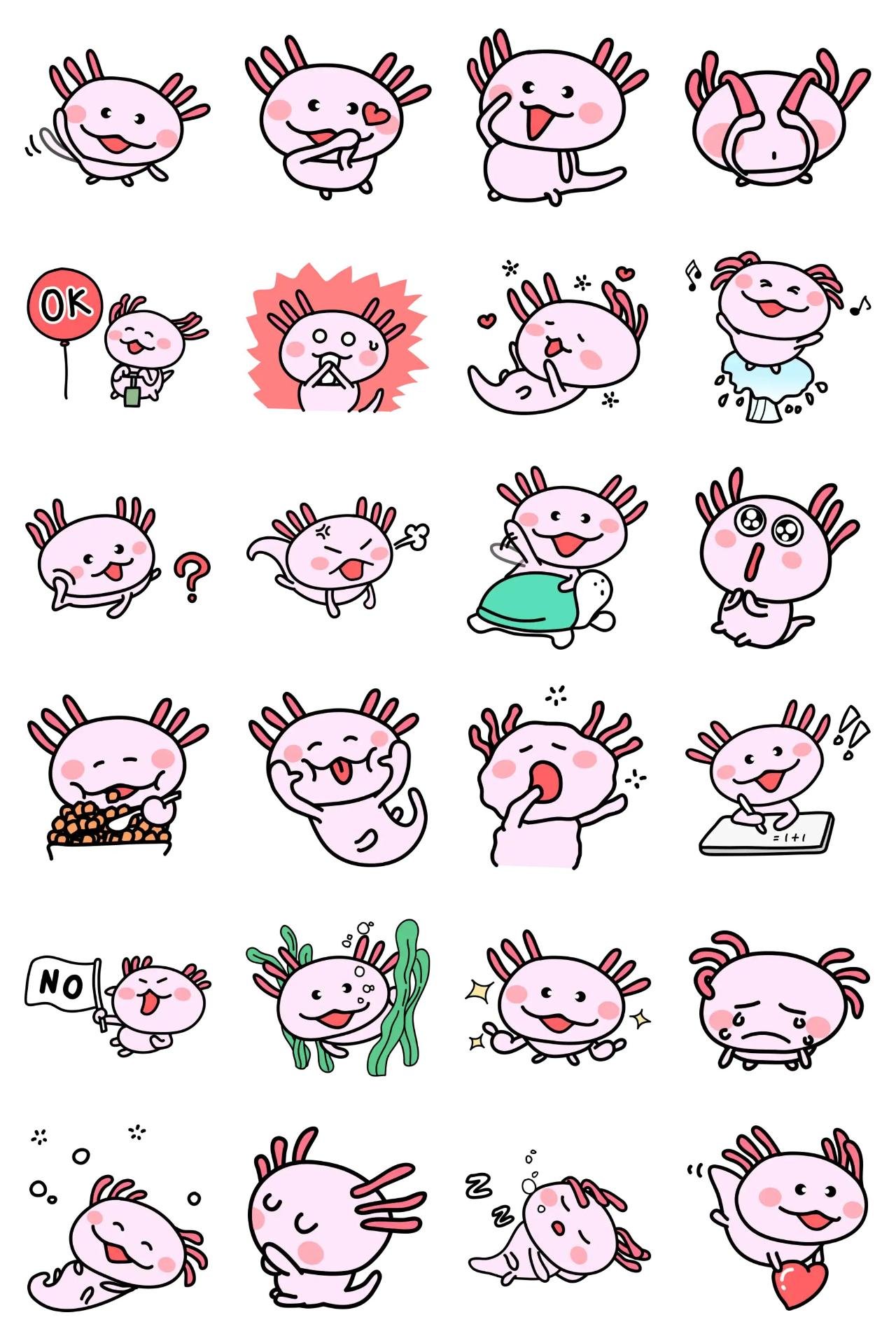 Woparupa Animals sticker pack for Whatsapp, Telegram, Signal, and others chatting and message apps