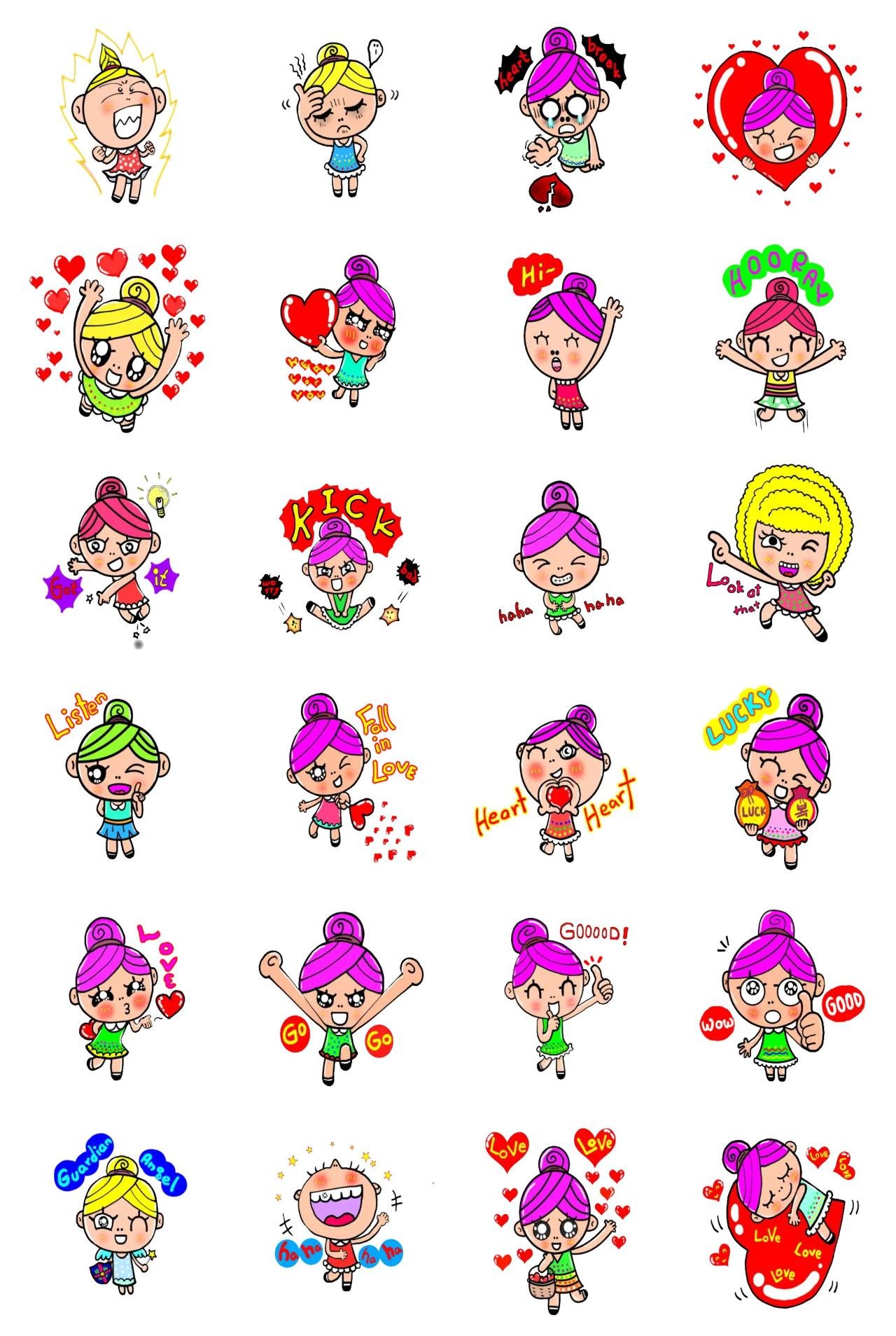 Nice Jin gives you happiness everyday People sticker pack for Whatsapp, Telegram, Signal, and others chatting and message apps
