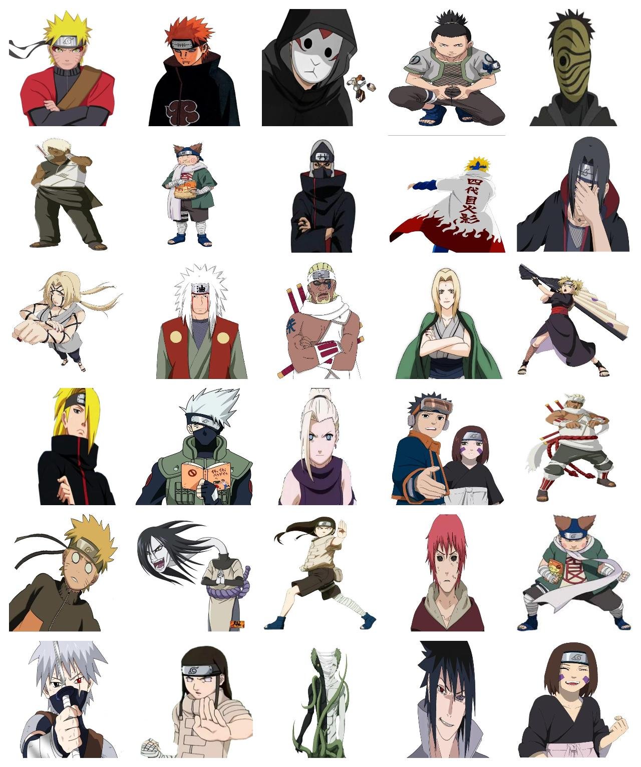 Naruto #4 Naruto sticker pack for Whatsapp, Telegram, Signal, and others chatting and message apps