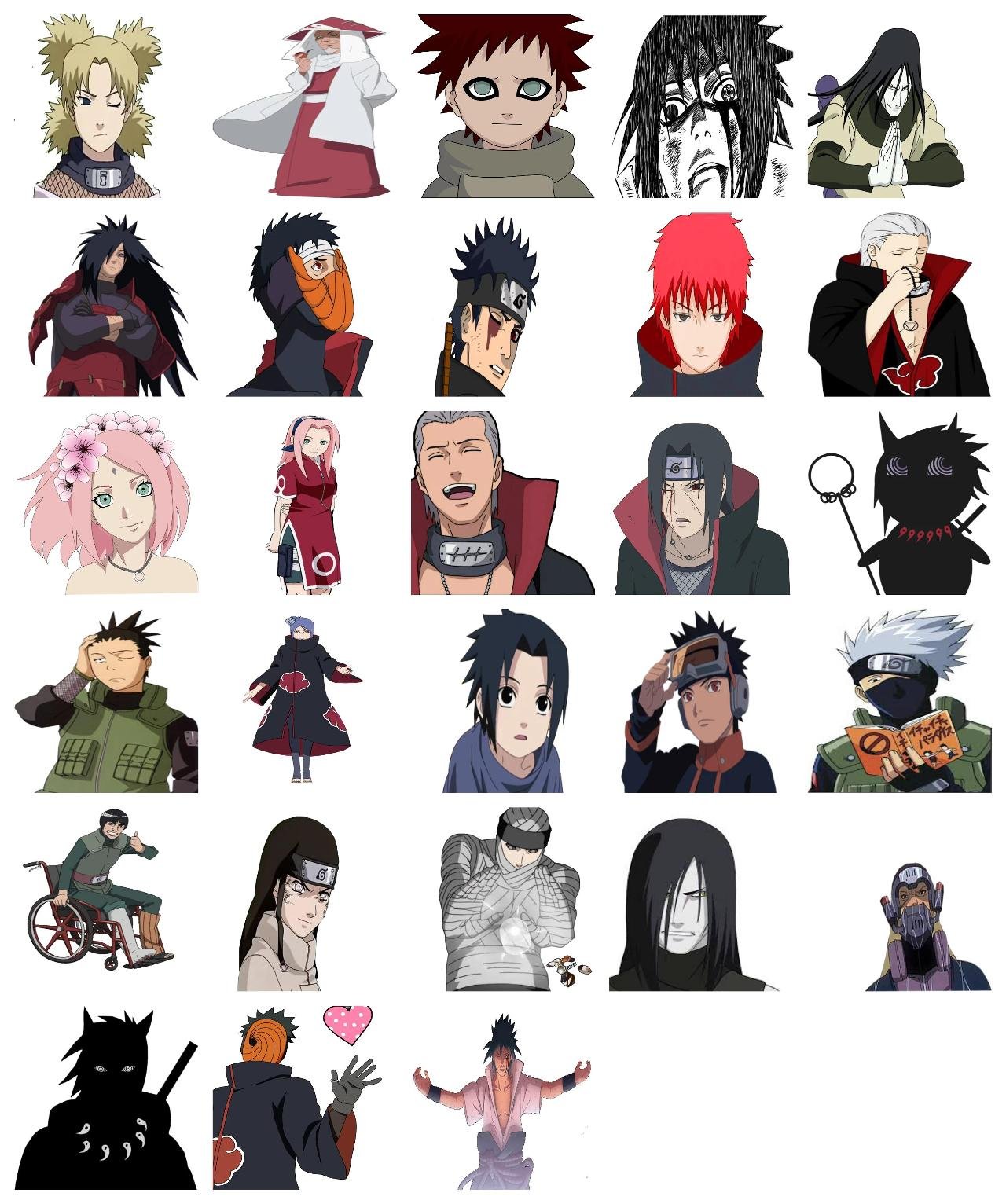 Naruto #5 Naruto sticker pack for Whatsapp, Telegram, Signal, and others chatting and message apps