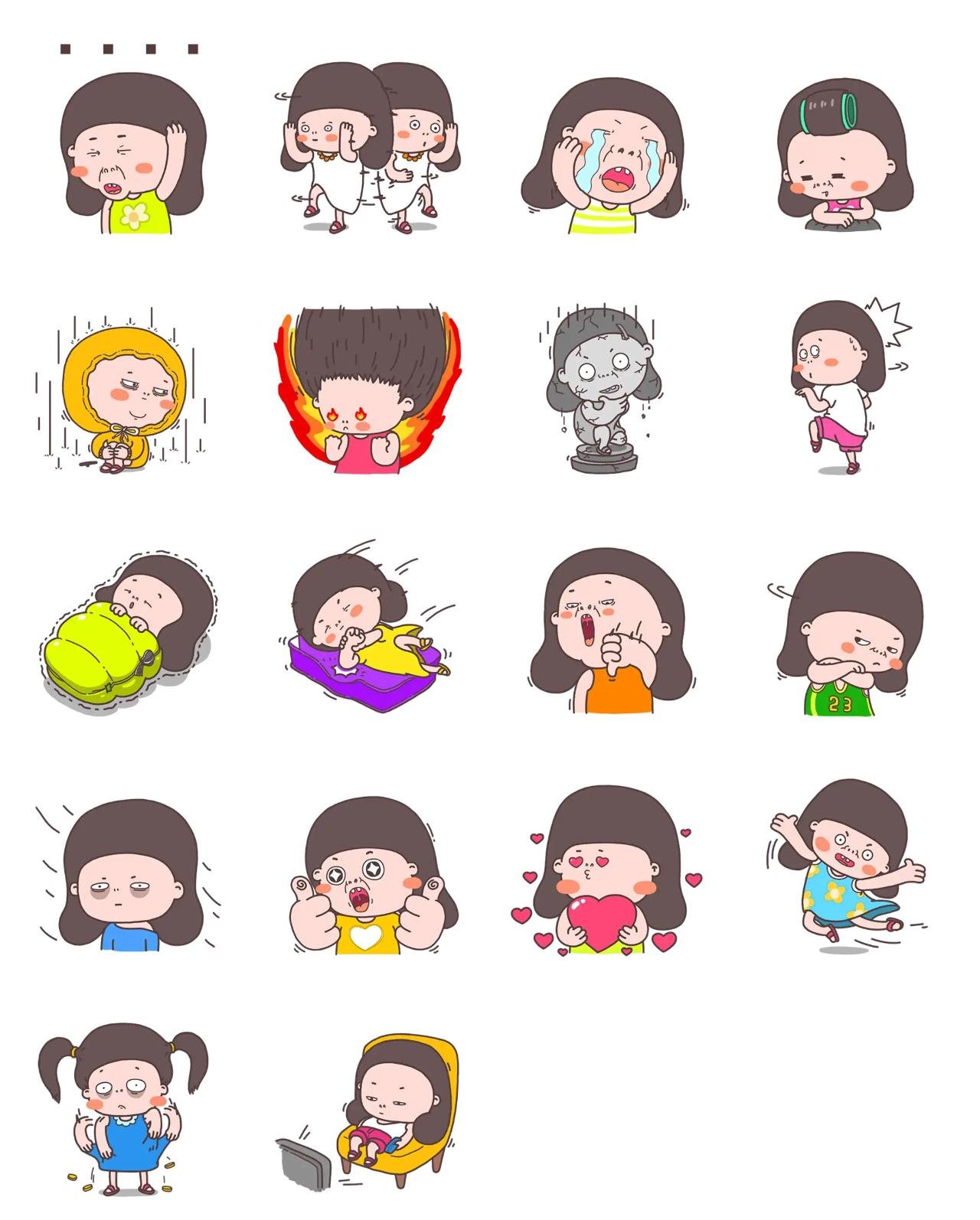 HEYRIN People,Etc. sticker pack for Whatsapp, Telegram, Signal, and others chatting and message apps