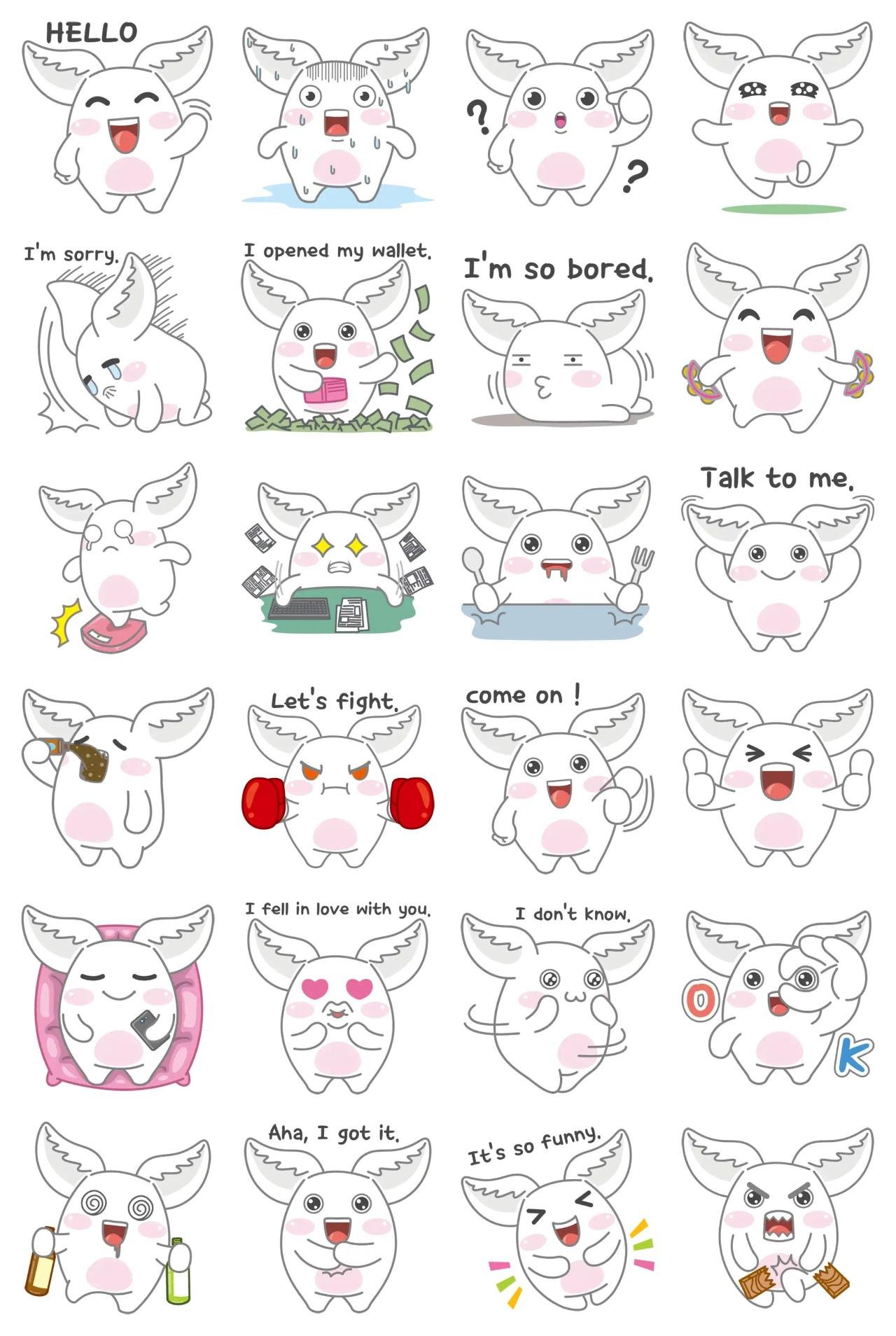 Palang Animals,Gag sticker pack for Whatsapp, Telegram, Signal, and others chatting and message apps