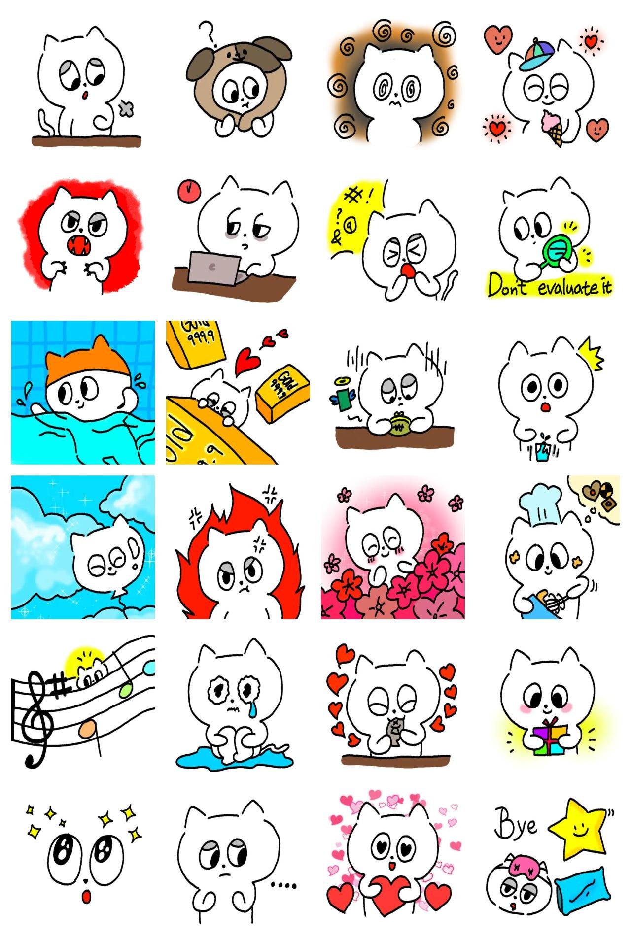 Come with me, Cat Animals sticker pack for Whatsapp, Telegram, Signal, and others chatting and message apps