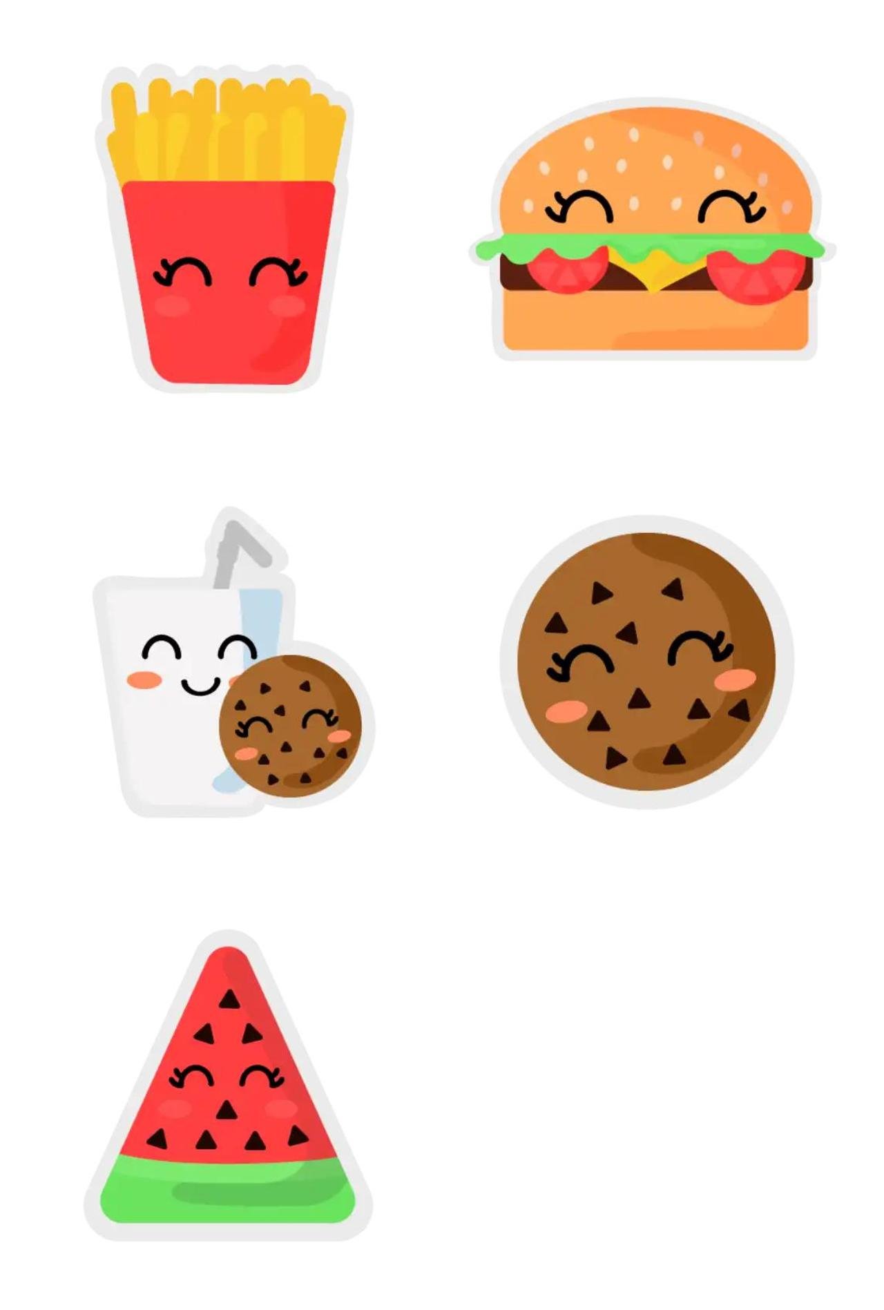 Foodly love Animation/Cartoon,Food/Drink sticker pack for Whatsapp, Telegram, Signal, and others chatting and message apps