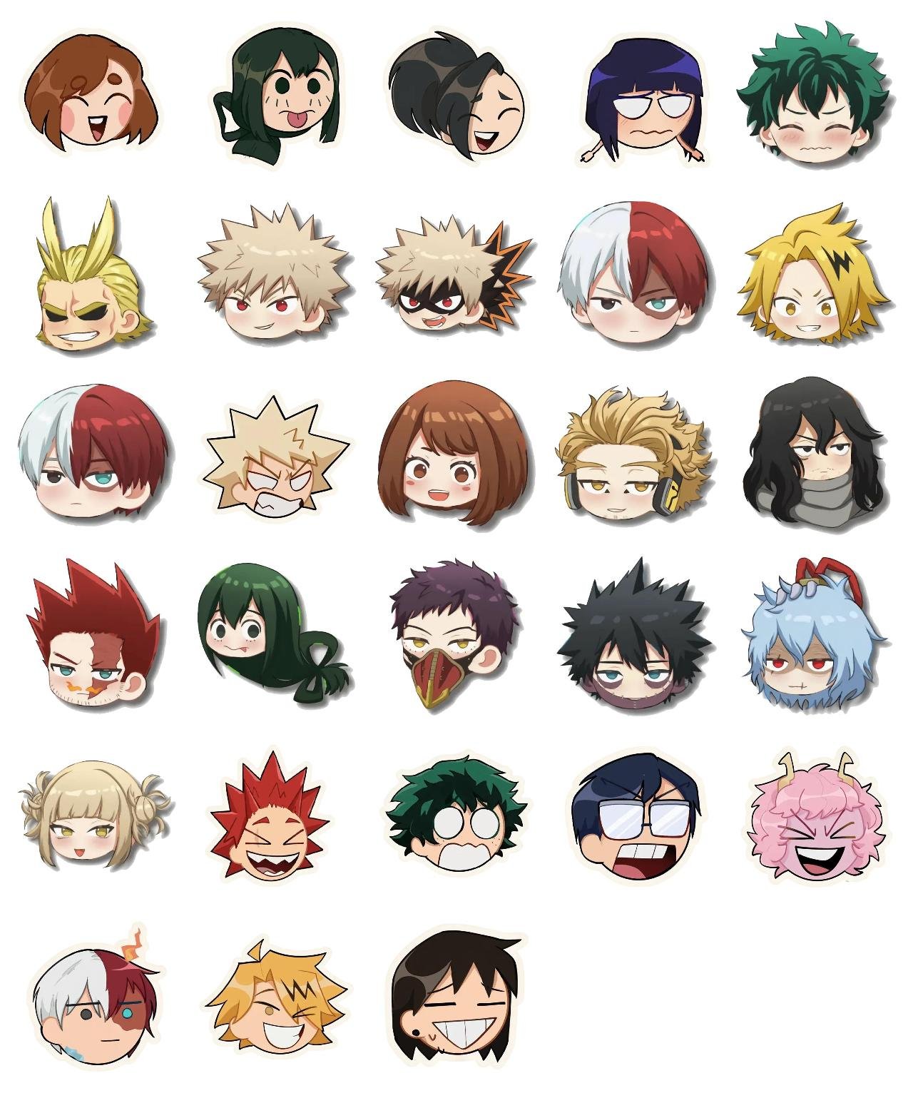 My Hero Academia #25 Anime, My Hero Academia sticker pack for Whatsapp, Telegram, Signal, and others chatting and message apps