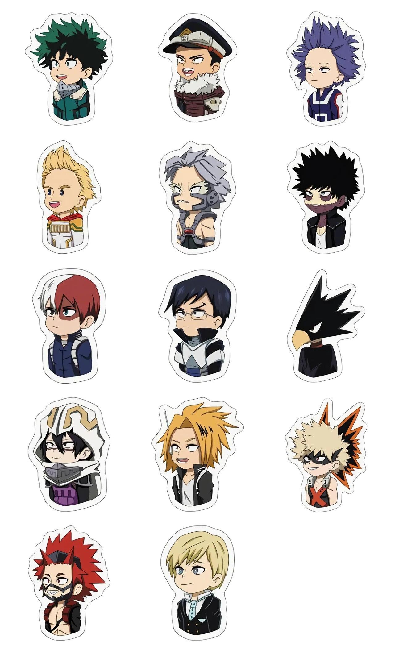 My Hero Academia #27 Anime, My Hero Academia sticker pack for Whatsapp, Telegram, Signal, and others chatting and message apps