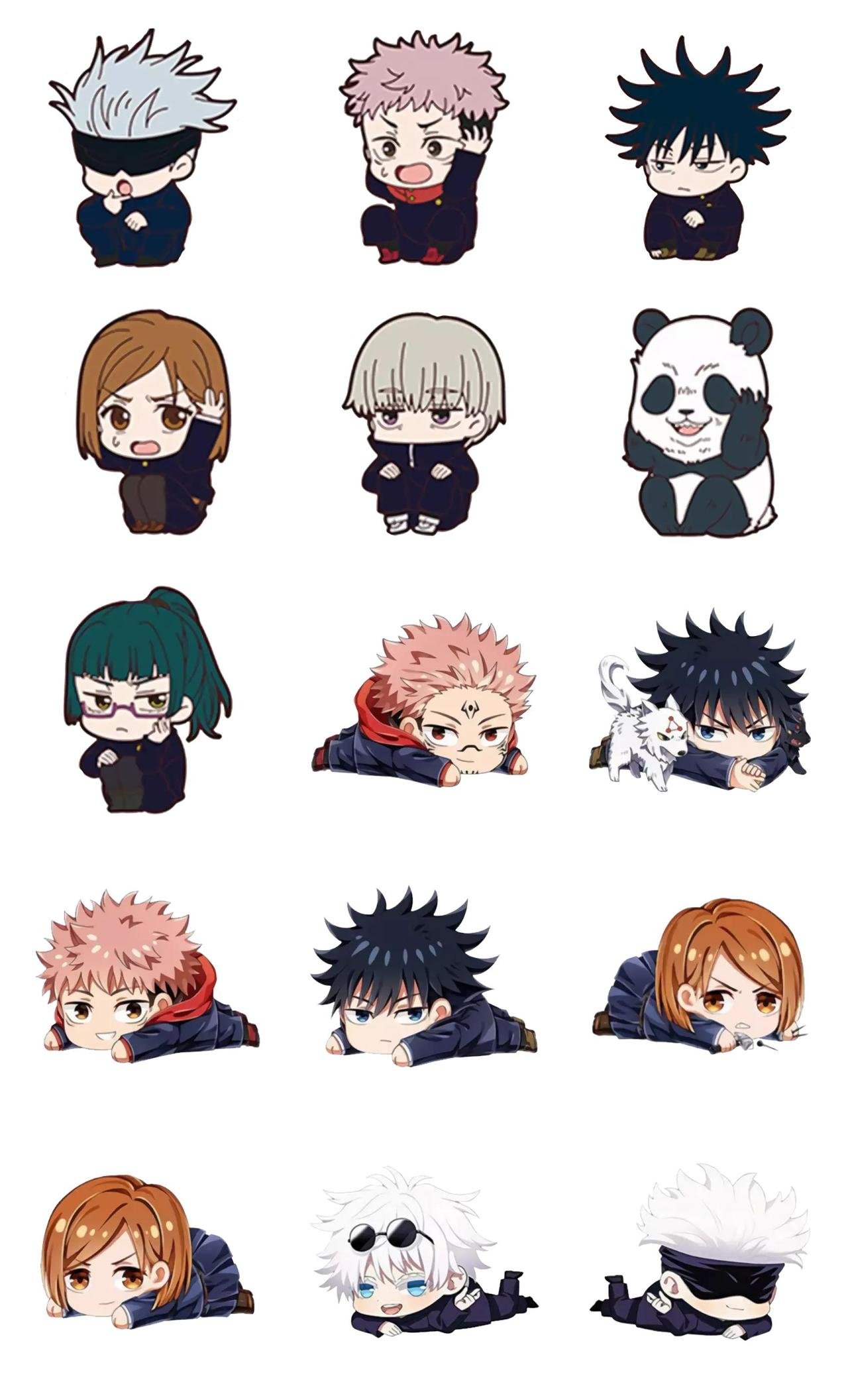 Jujutsu Kaisen #10 Anime, Jujutsu Kaisen sticker pack for Whatsapp, Telegram, Signal, and others chatting and message apps