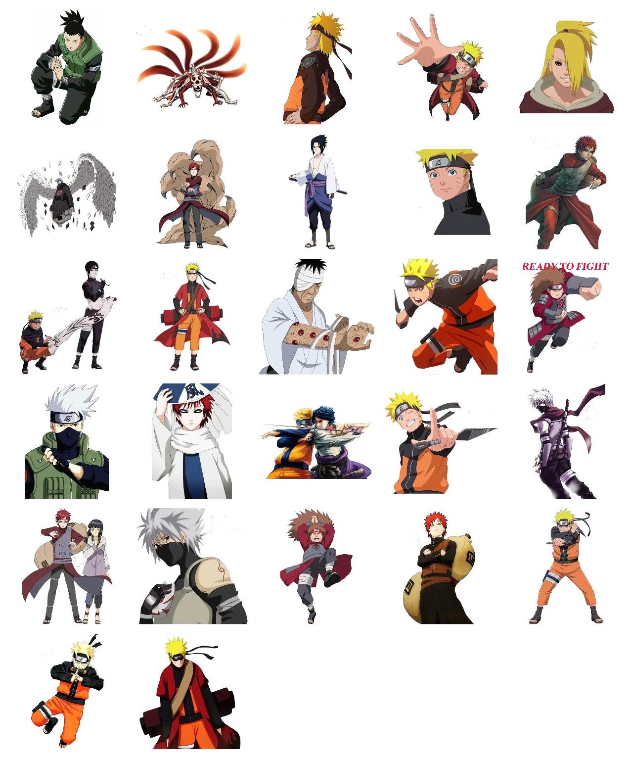 Naruto #10 Naruto sticker pack for Whatsapp, Telegram, Signal, and others chatting and message apps