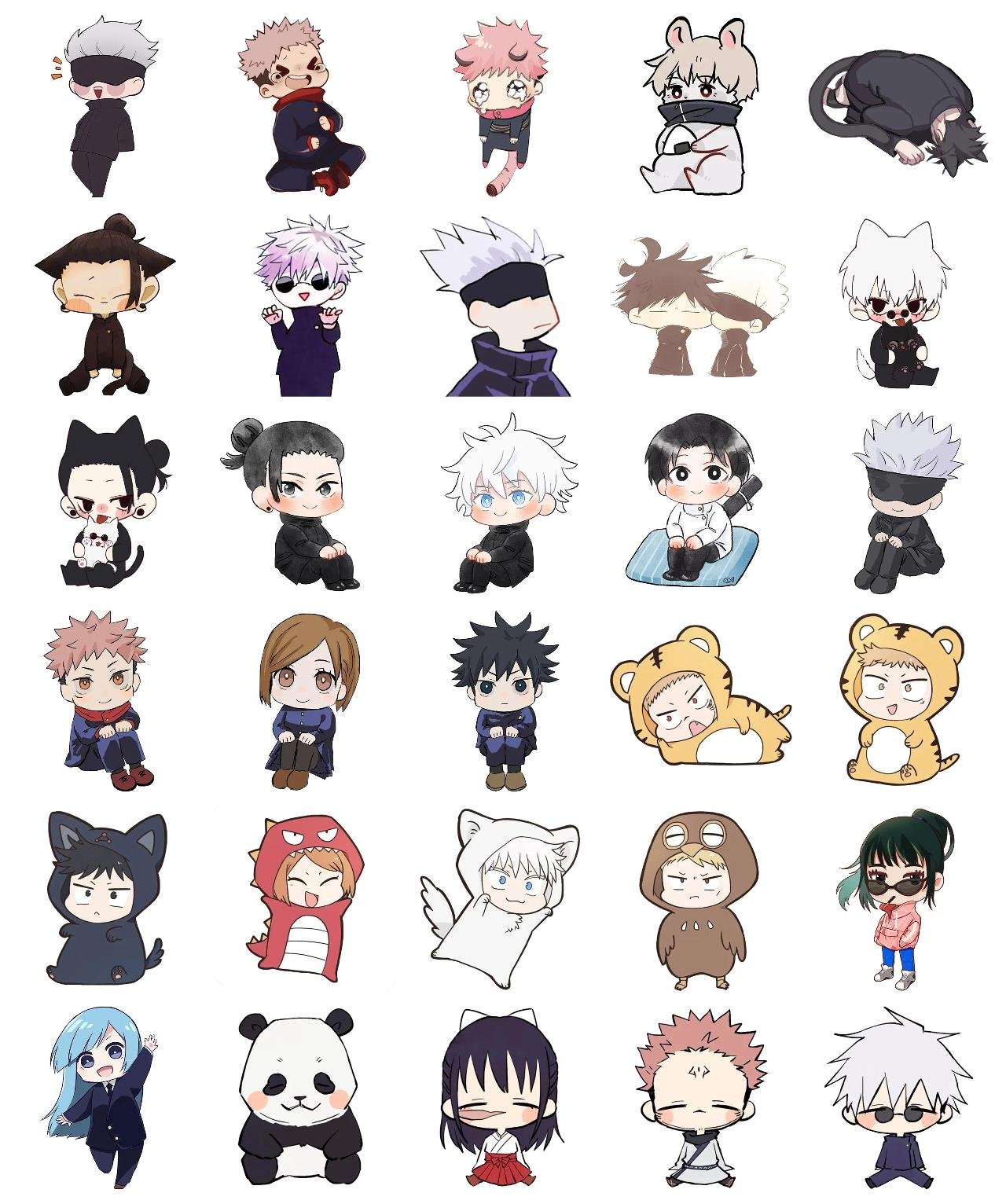 Jujutsu Kaisen #26 Anime, Jujutsu Kaisen sticker pack for Whatsapp, Telegram, Signal, and others chatting and message apps