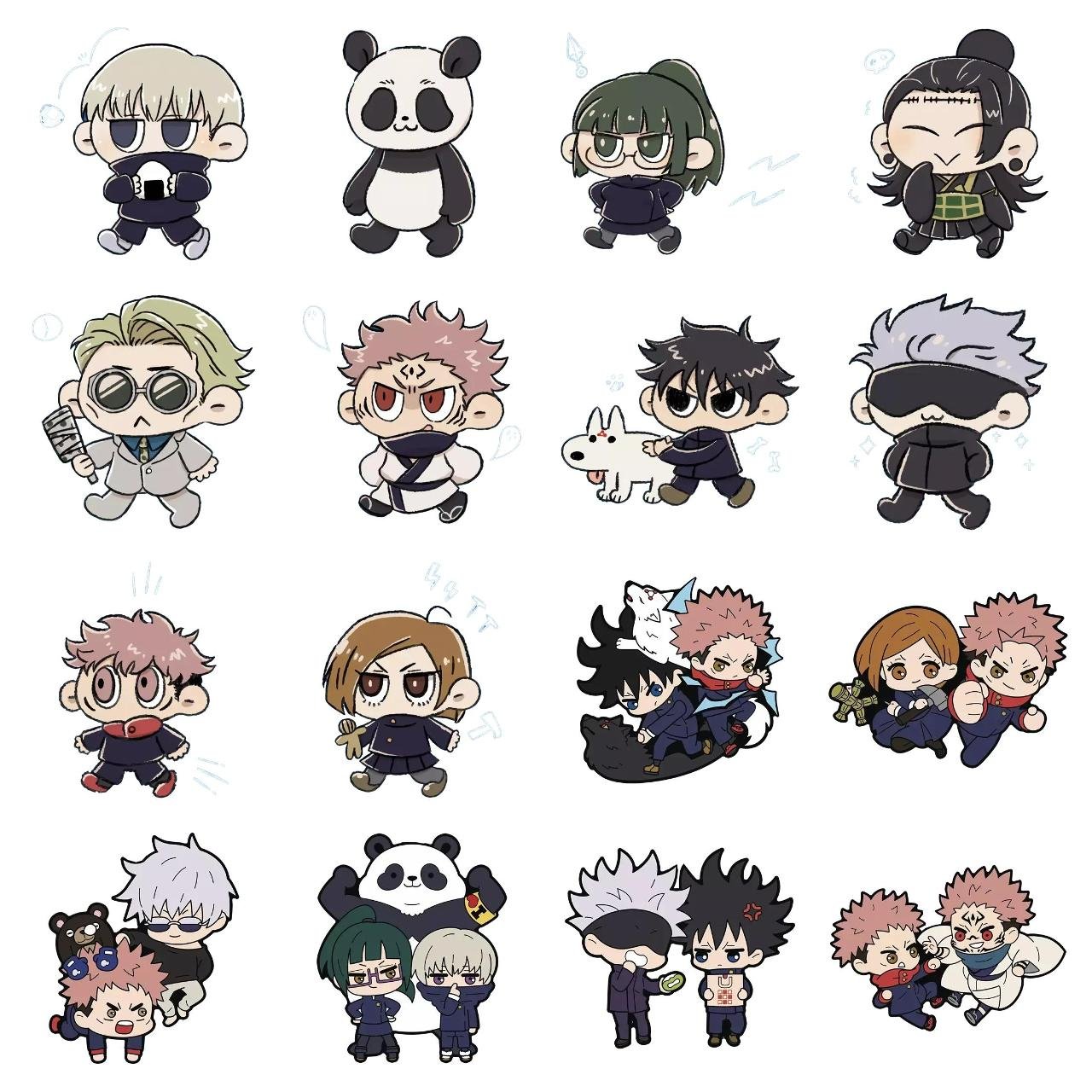 Jujutsu Kaisen #4 Anime, Jujutsu Kaisen sticker pack for Whatsapp, Telegram, Signal, and others chatting and message apps