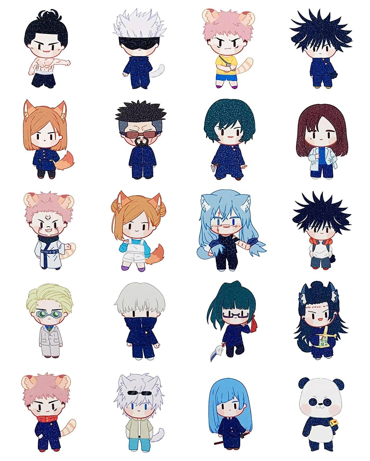 Jujutsu Kaisen #6 Anime, Jujutsu Kaisen sticker pack for Whatsapp, Telegram, Signal, and others chatting and message apps