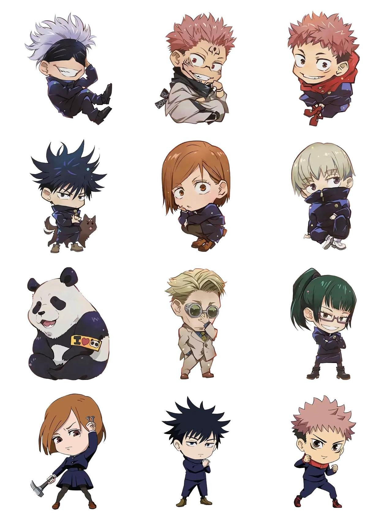 Jujutsu Kaisen #7 Anime, Jujutsu Kaisen sticker pack for Whatsapp, Telegram, Signal, and others chatting and message apps