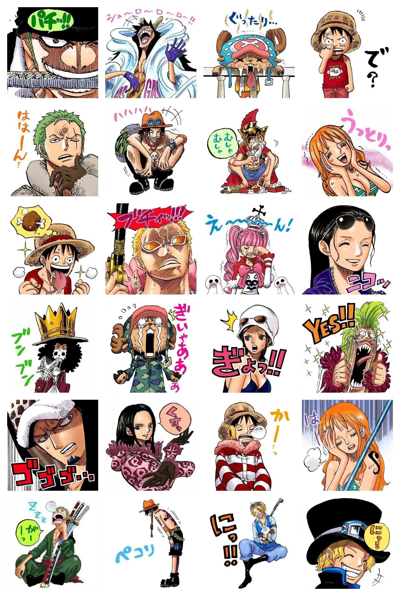 One Piece #10 Anime, One Piece sticker pack for Whatsapp, Telegram, Signal, and others chatting and message apps