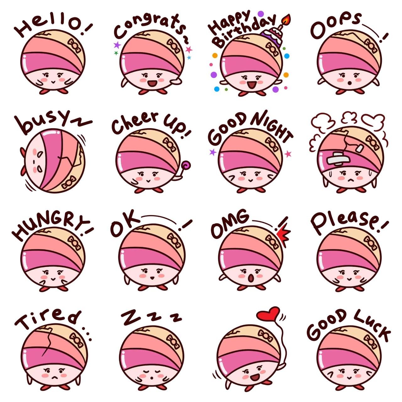 Glass Bead Girl 2 Animation/Cartoon,Etc. sticker pack for Whatsapp, Telegram, Signal, and others chatting and message apps