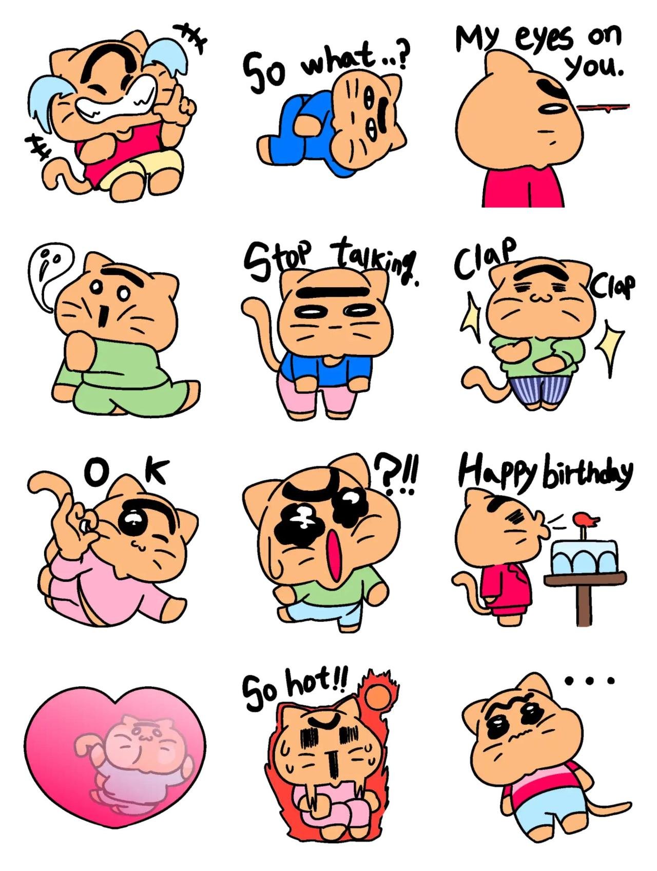 Comical sticker pack with blondy Animation/Cartoon,Animals sticker pack for Whatsapp, Telegram, Signal, and others chatting and message apps