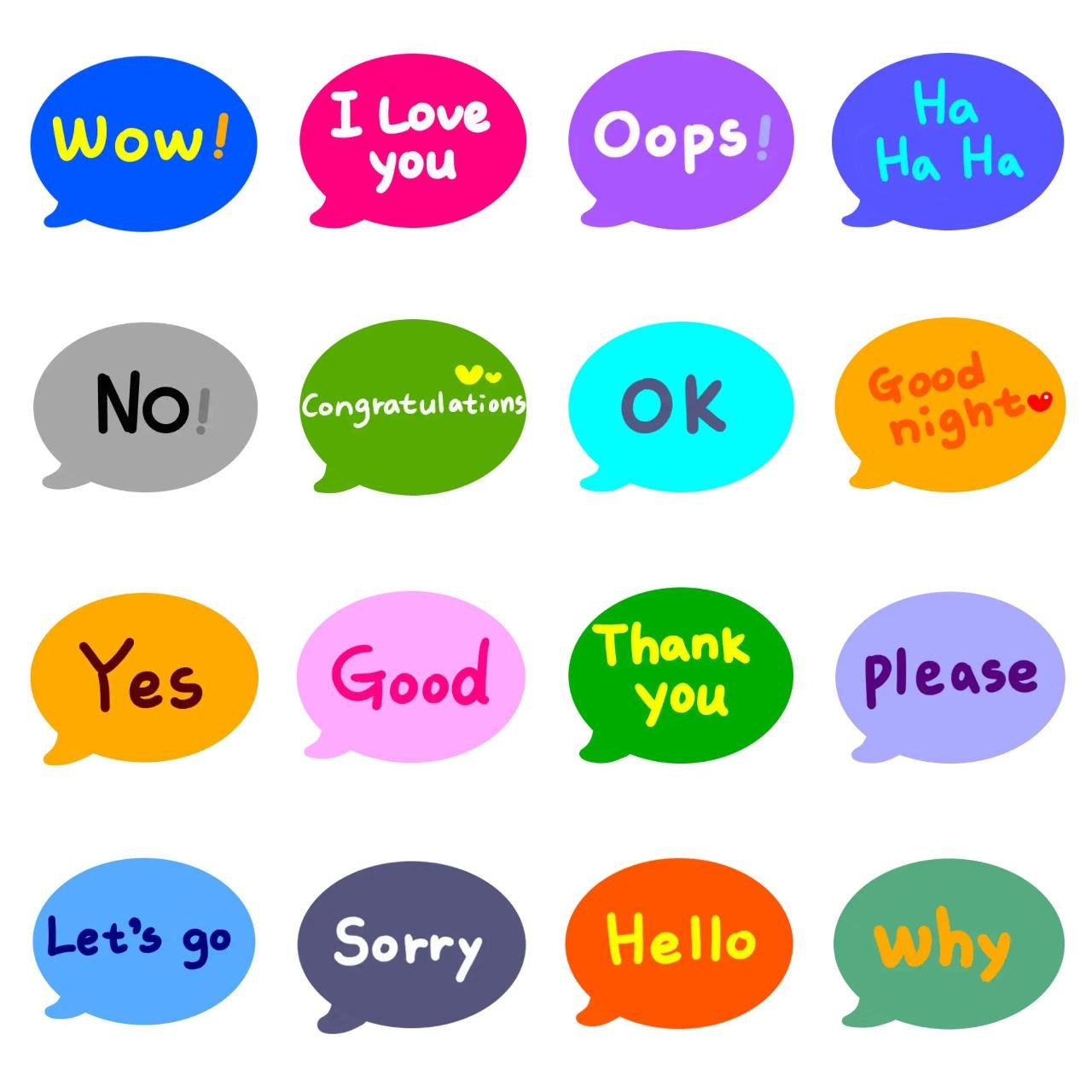 Thank you Phrases,Romance sticker pack for Whatsapp, Telegram, Signal, and others chatting and message apps