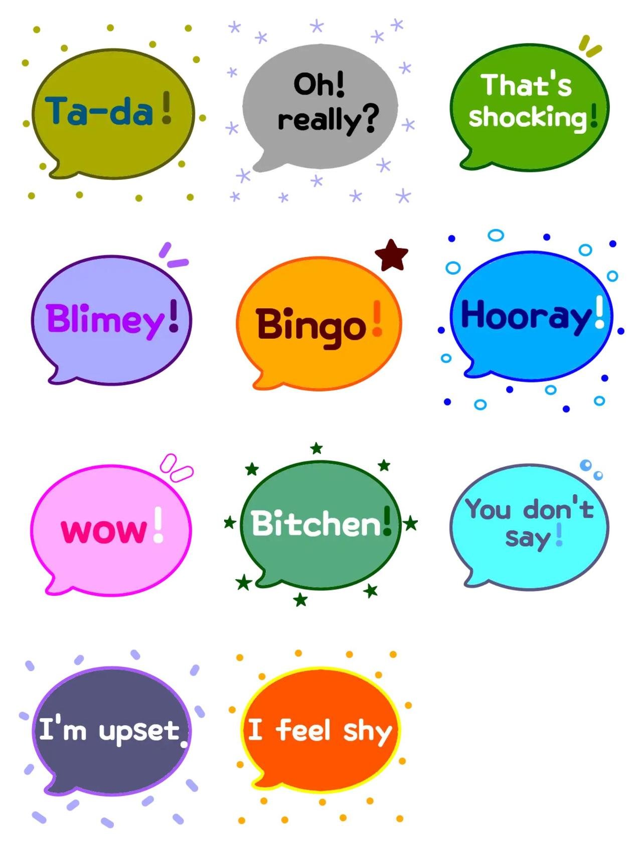 Bitchen! Celebrity,Phrases sticker pack for Whatsapp, Telegram, Signal, and others chatting and message apps